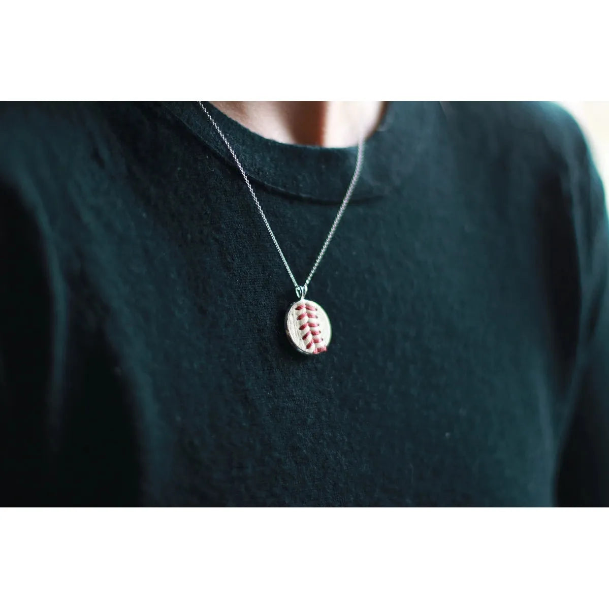 Baseball Seam Necklace
