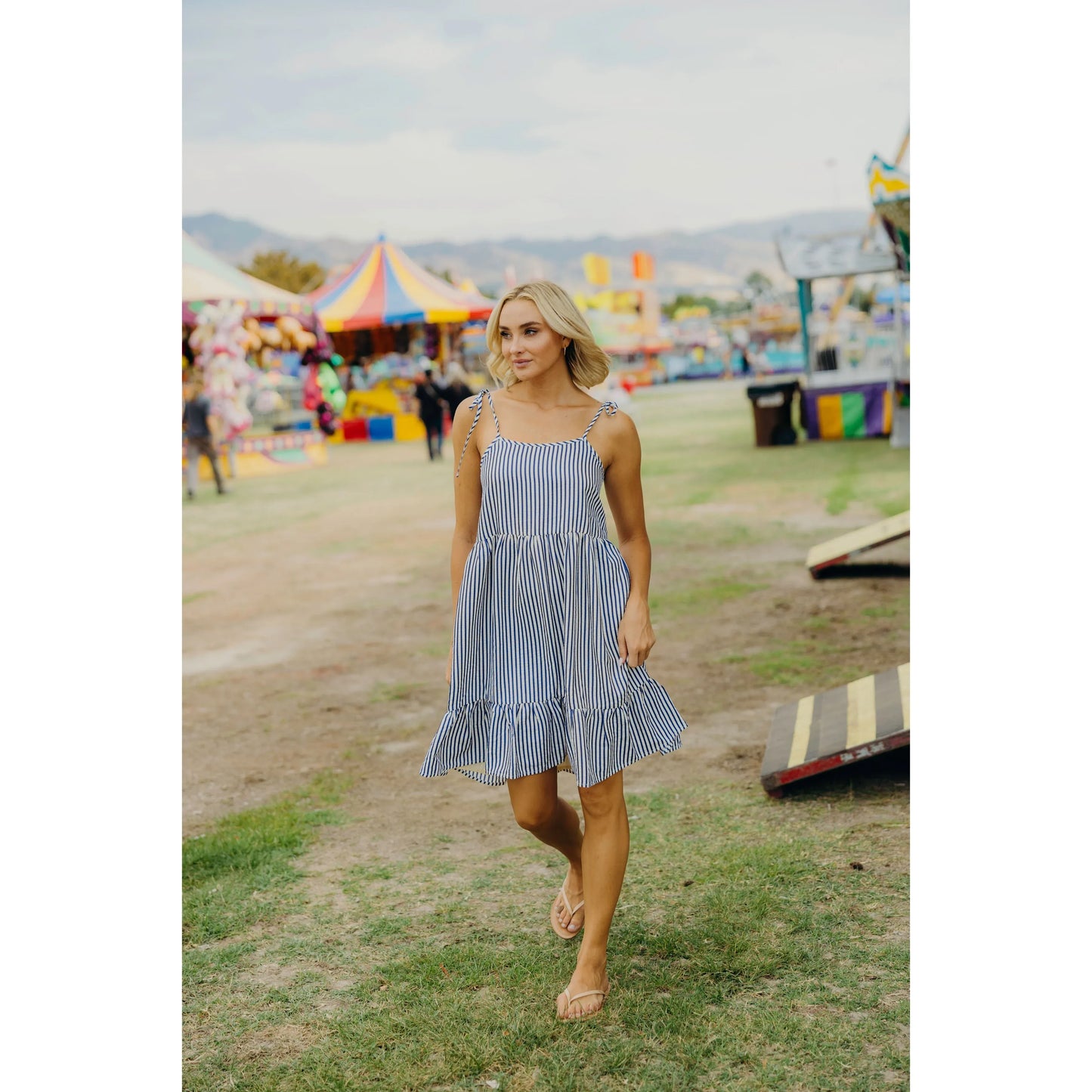 Leon Nautical Stripe Dress
