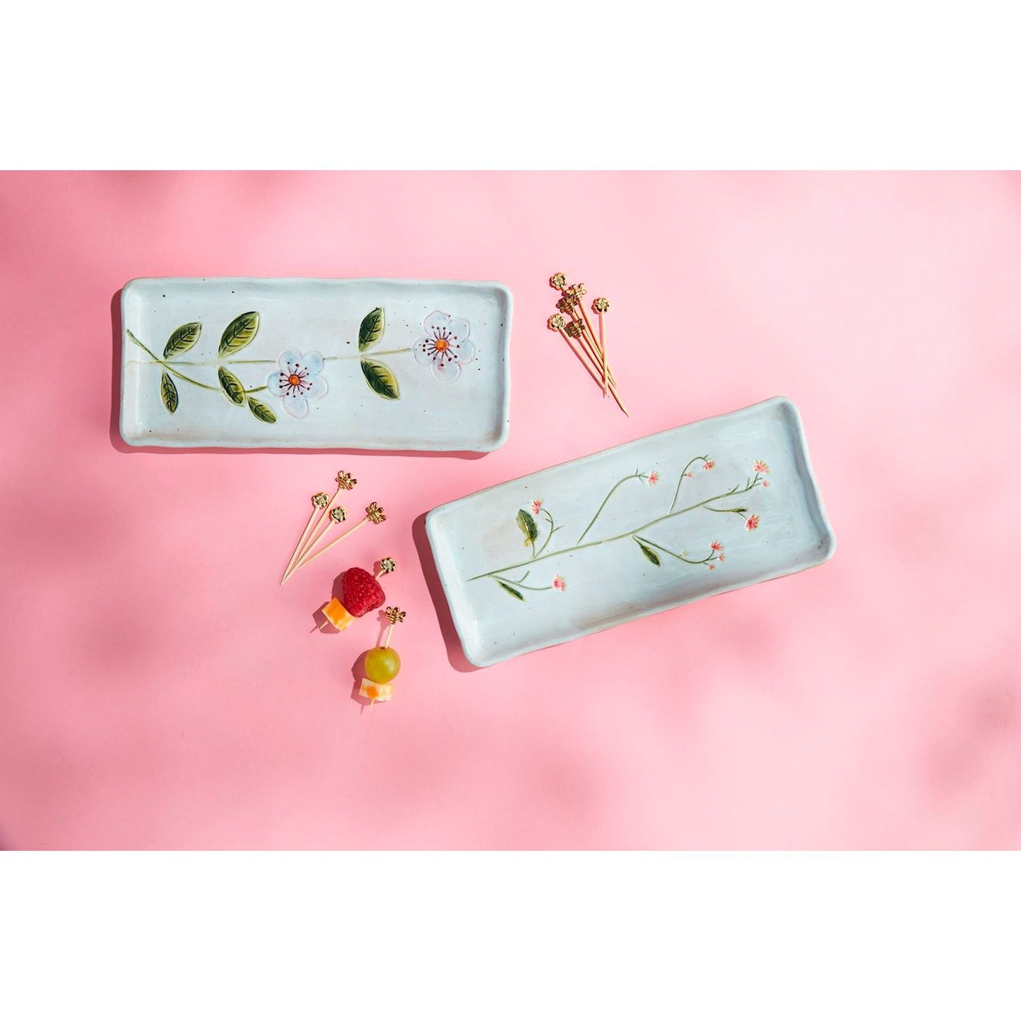 Flower Serving Tray