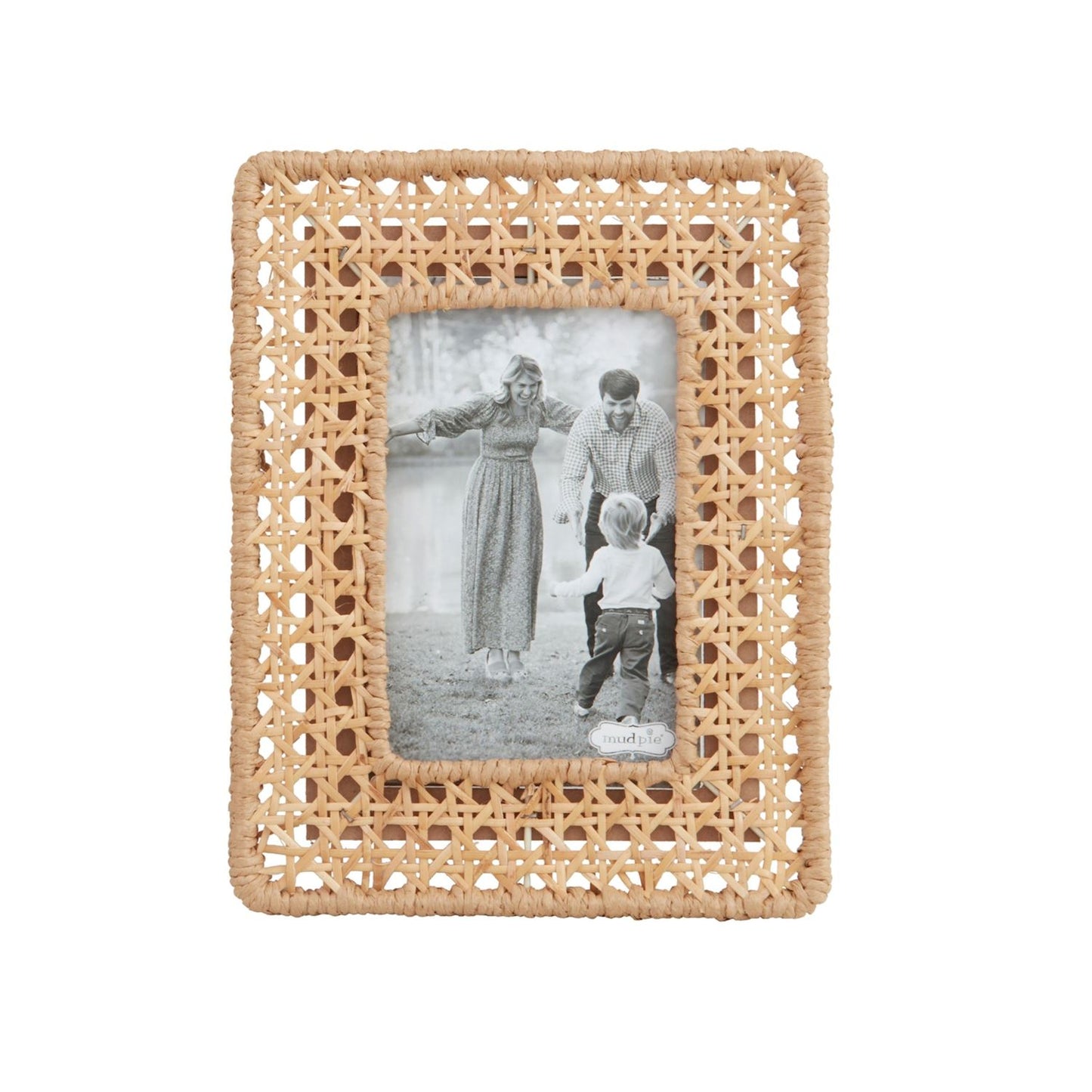 Woven Cane Picture Frame