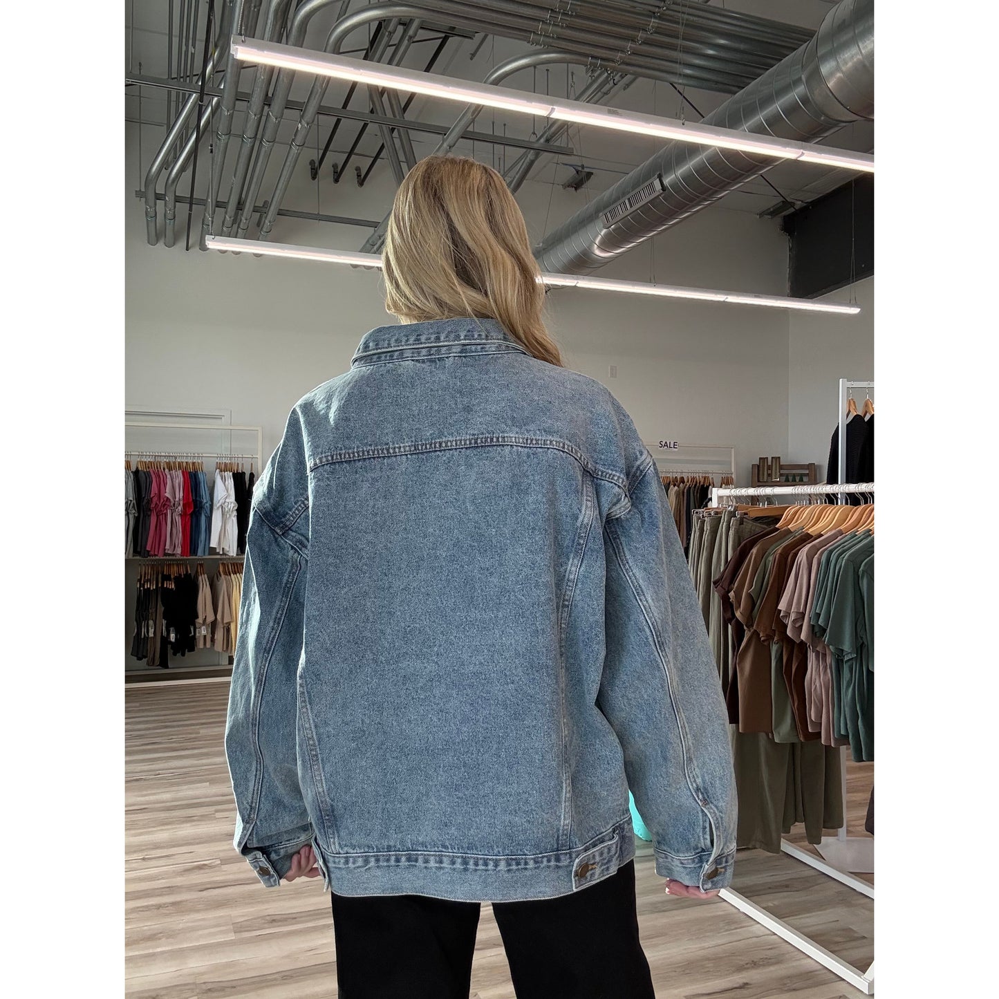 Boxy Cut Denim Jacket