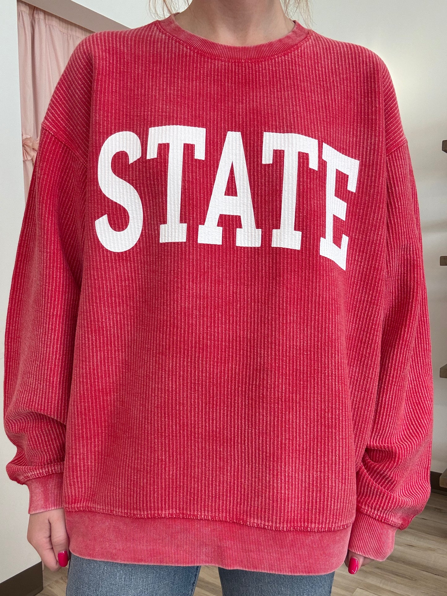 Collegiate Corded Sweatshirts