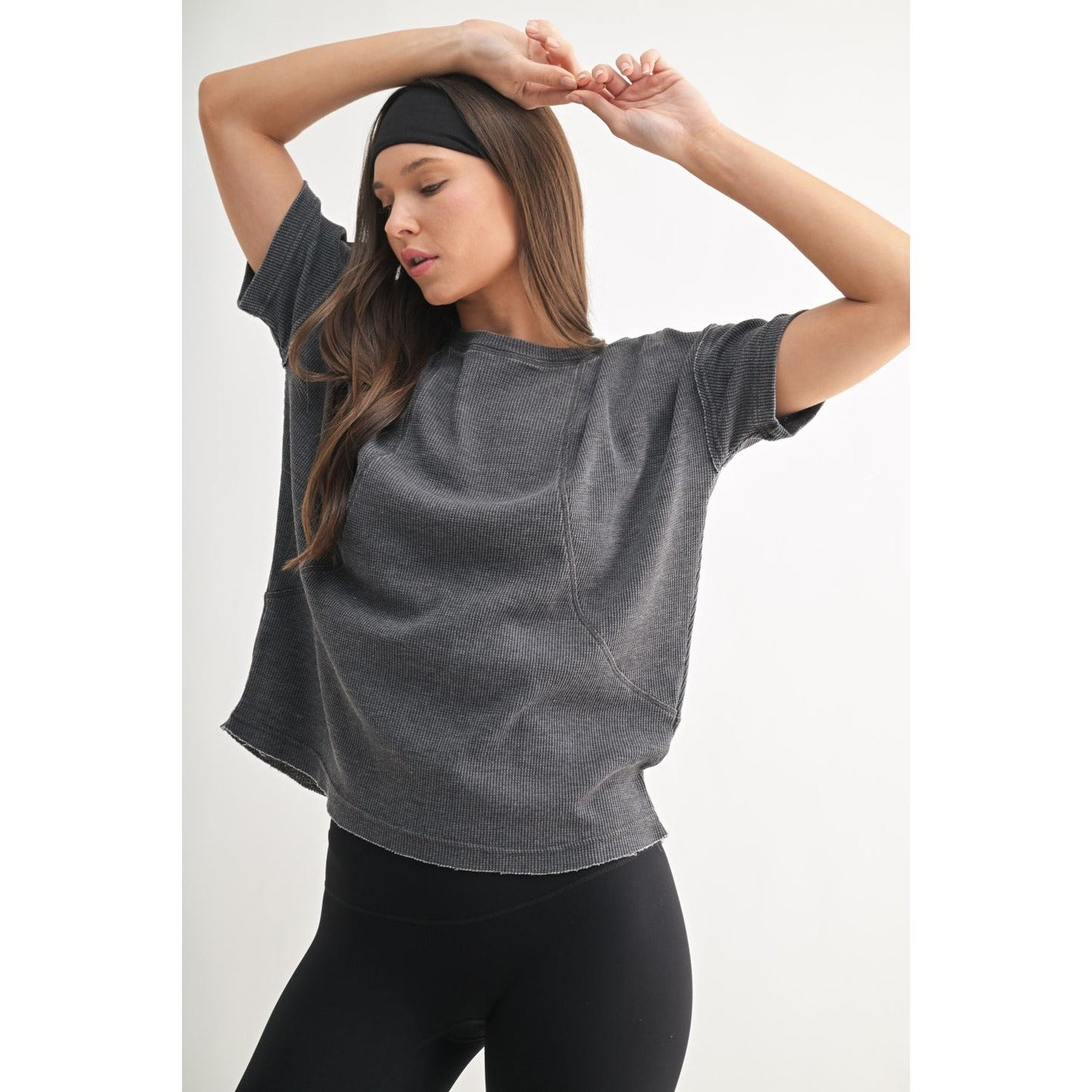 Mineral Wash Waffle Tee