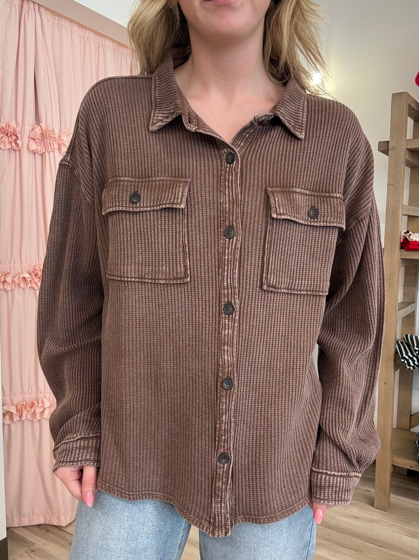 Remi Washed Shacket
