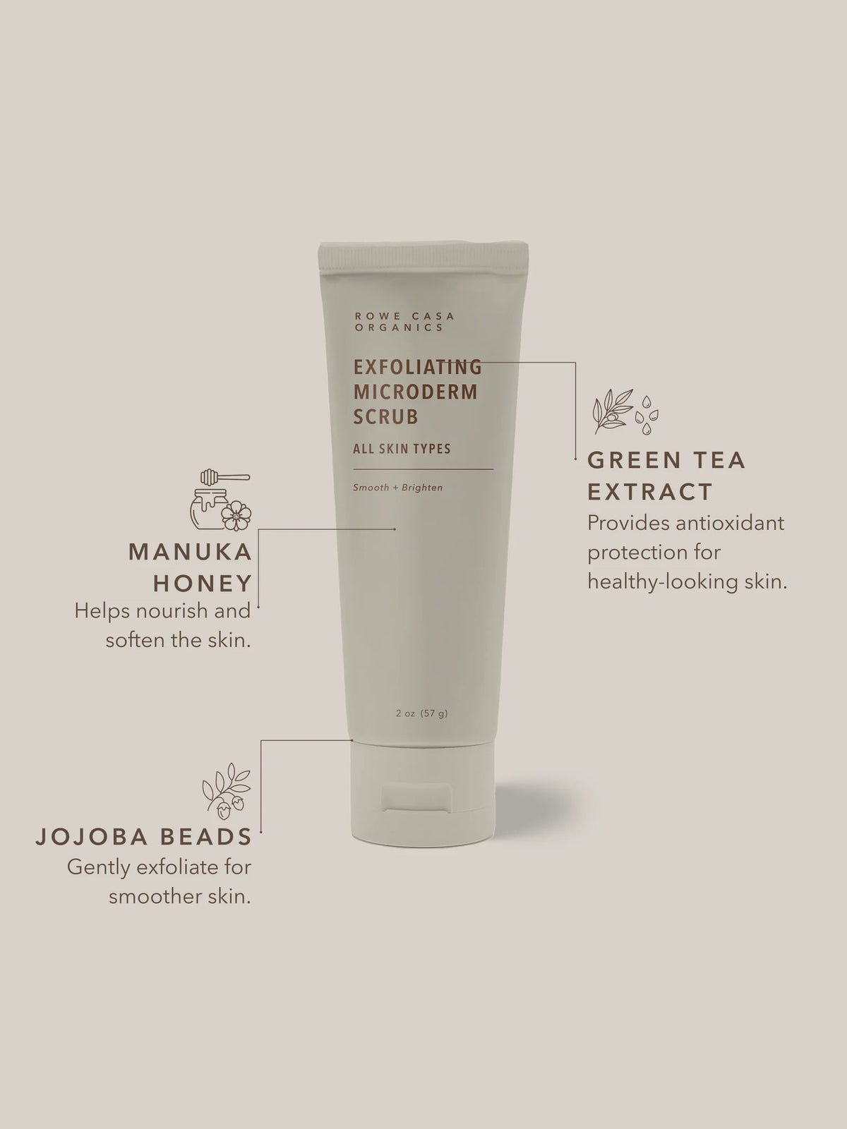 Rowe Casa Exfoliating Microderm Scrub