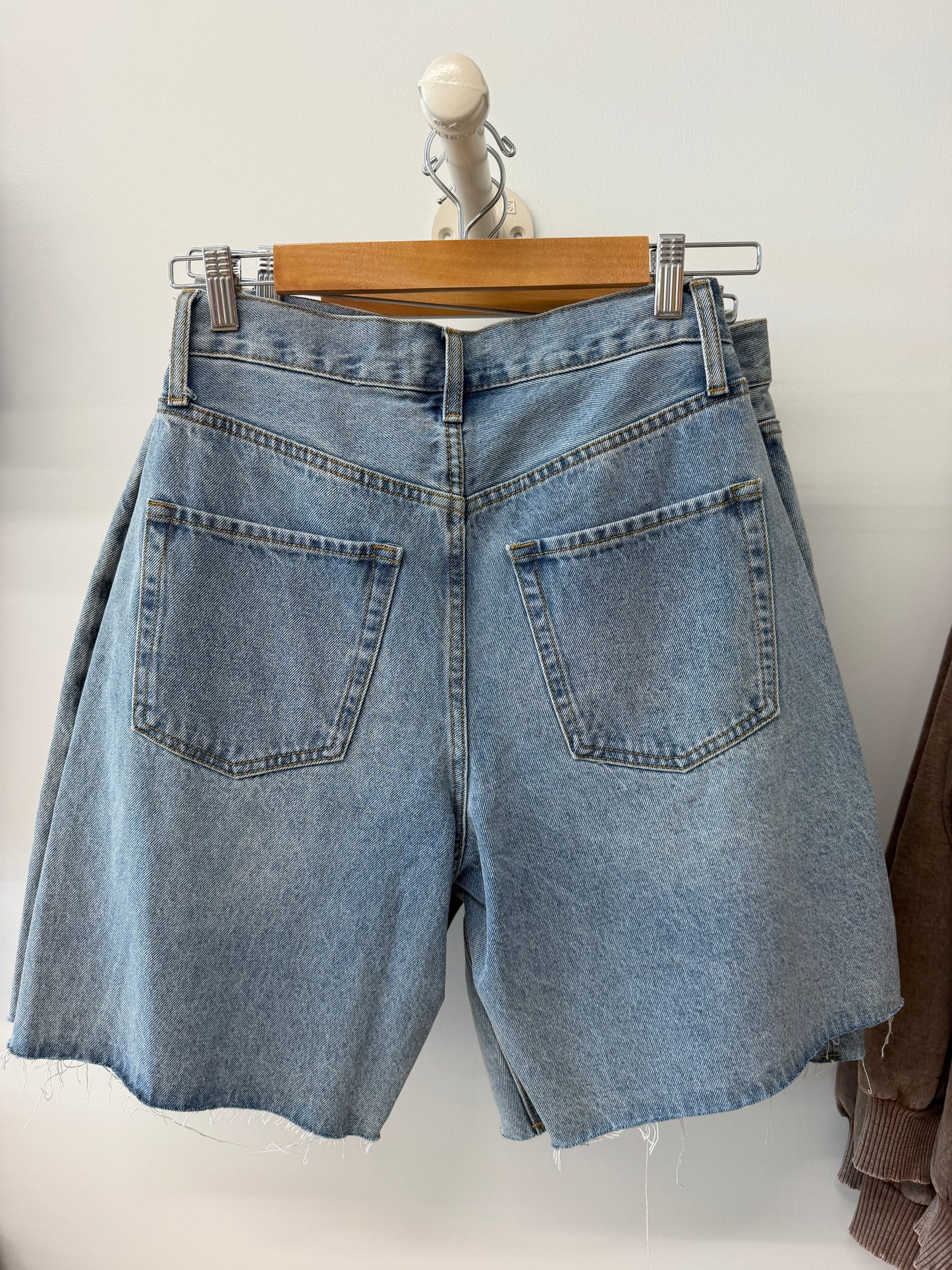 By Together Long Denim Shorts