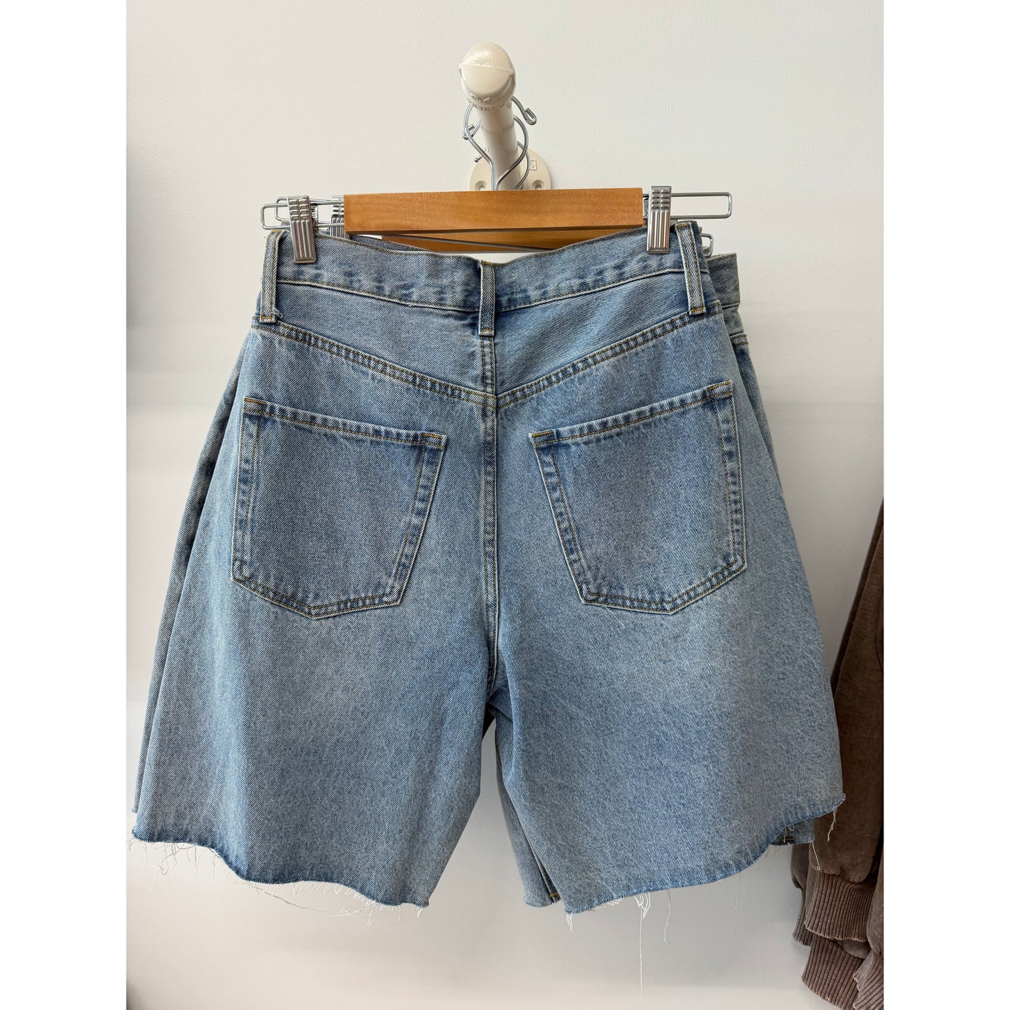 By Together Long Denim Shorts