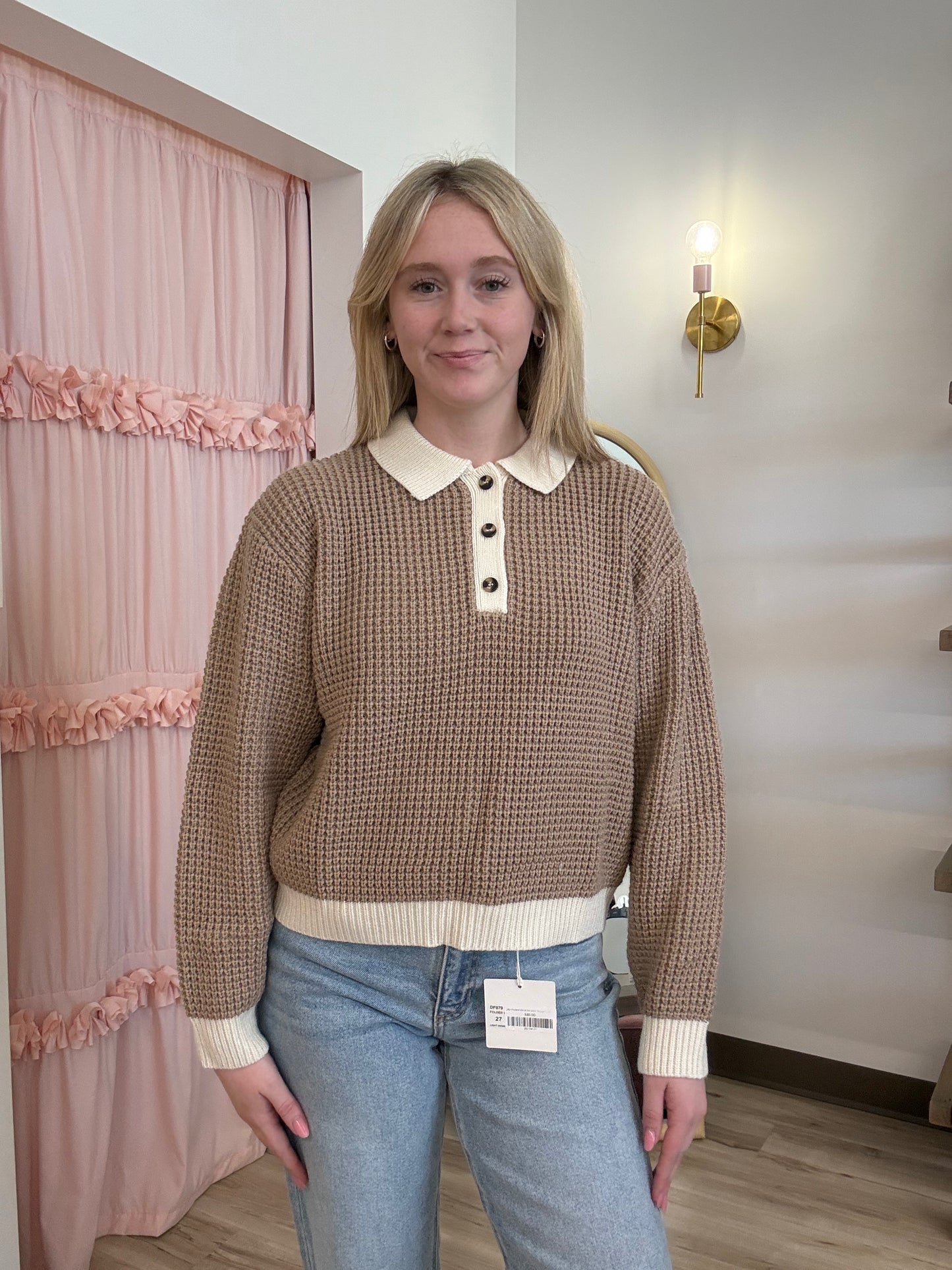 Ellis Waffle Polo