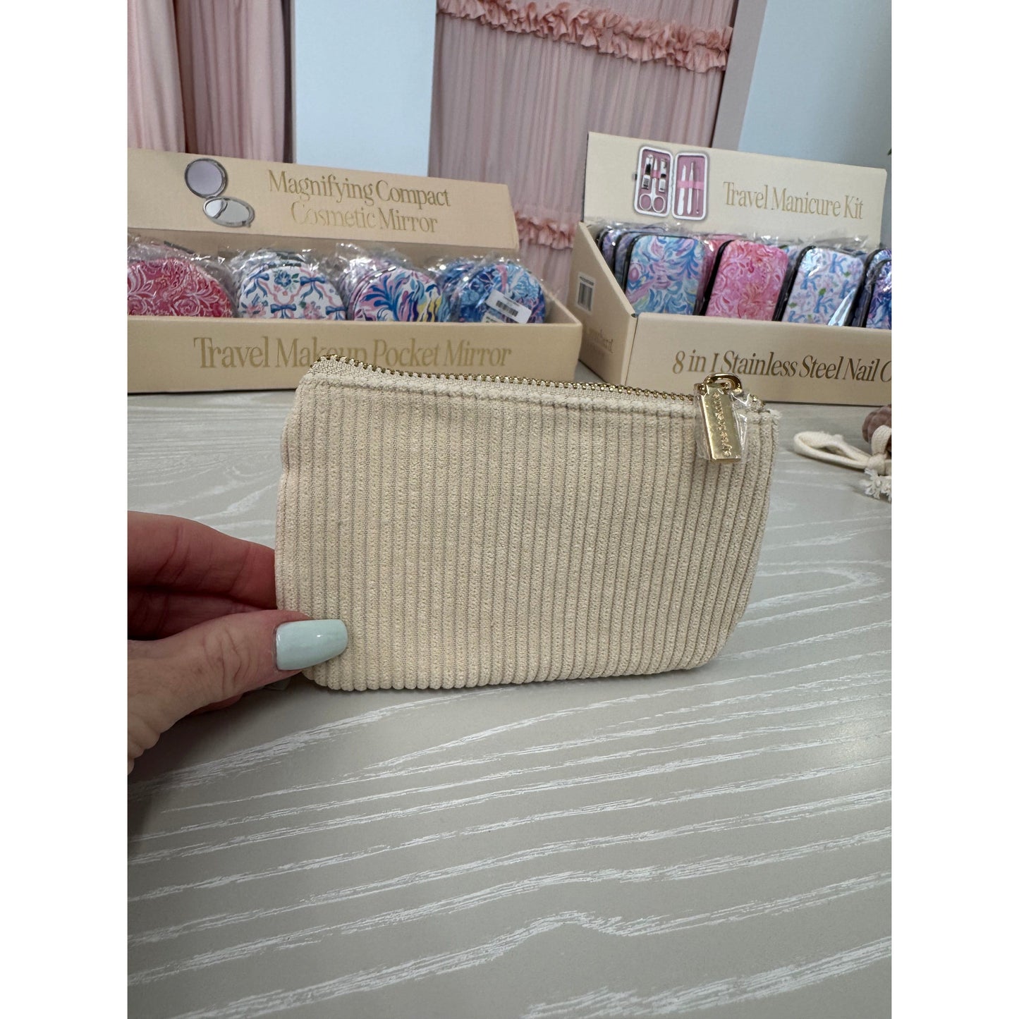 Corduroy Coin Pouch