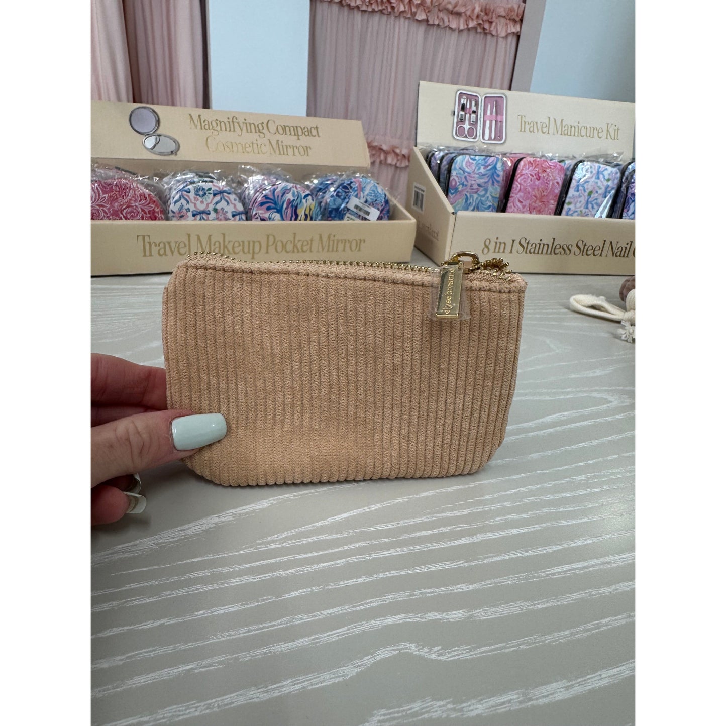 Corduroy Coin Pouch