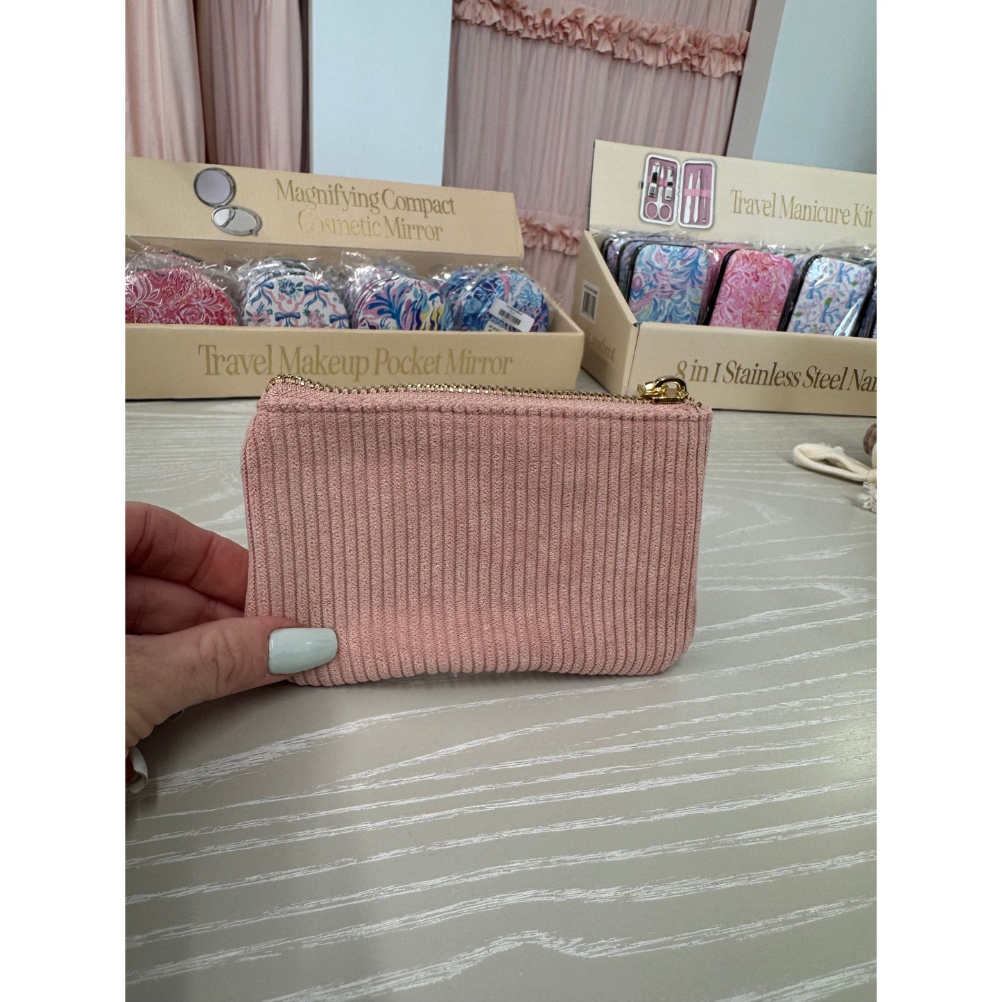 Corduroy Coin Pouch