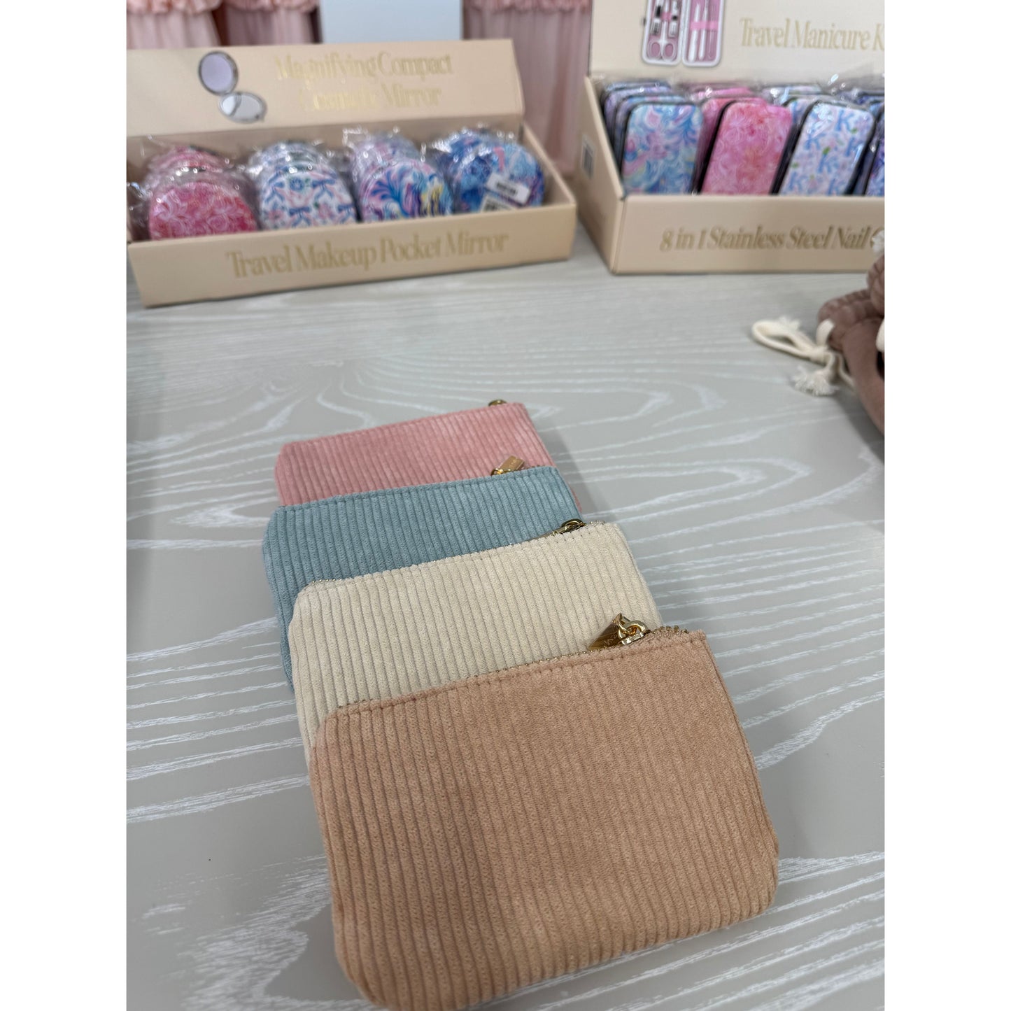 Corduroy Coin Pouch