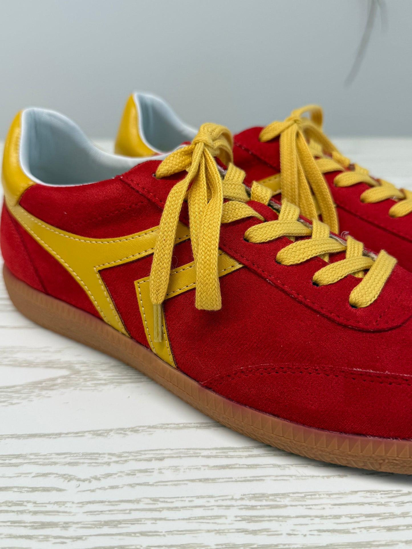 Red and Yellow Sneakers