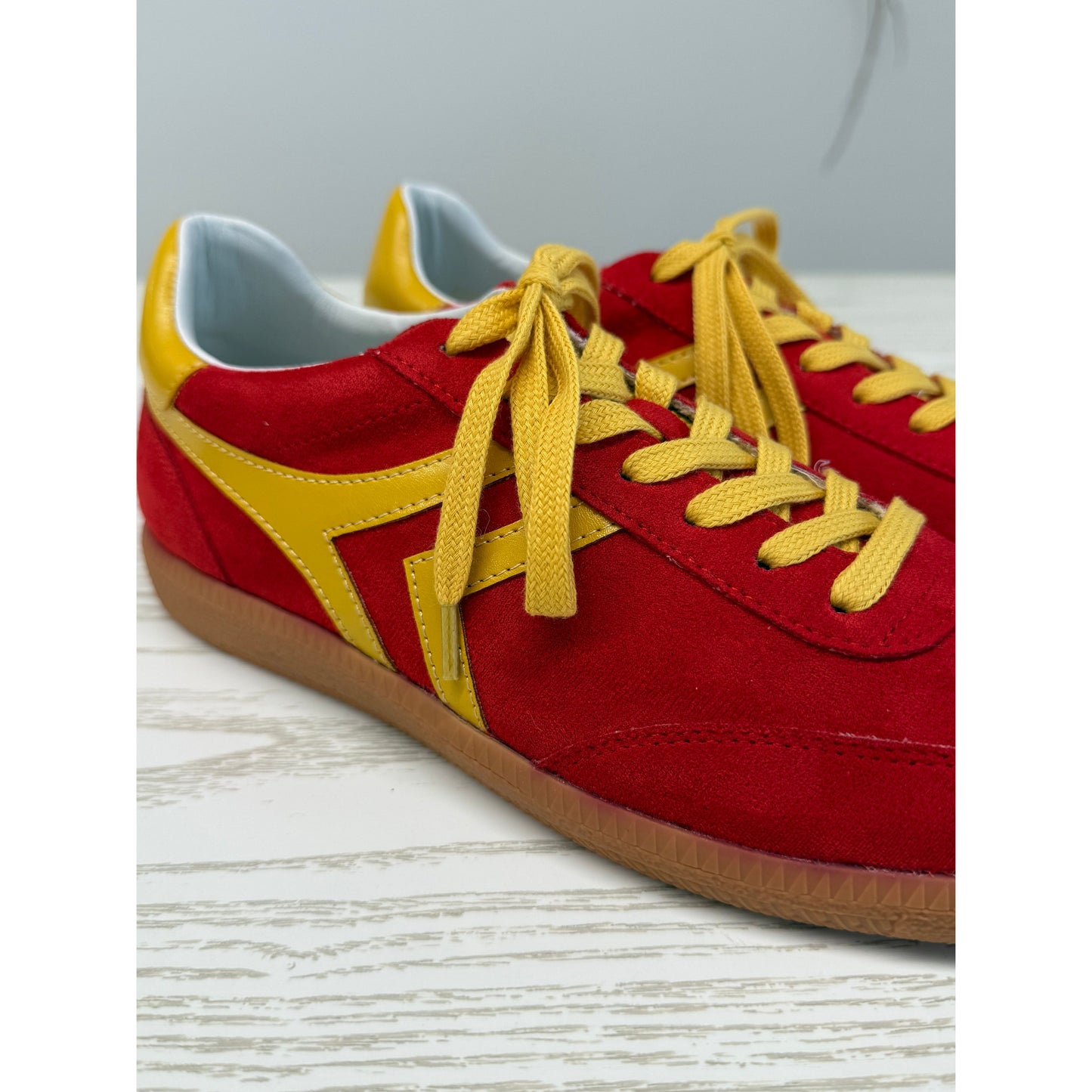 Red and Yellow Sneakers