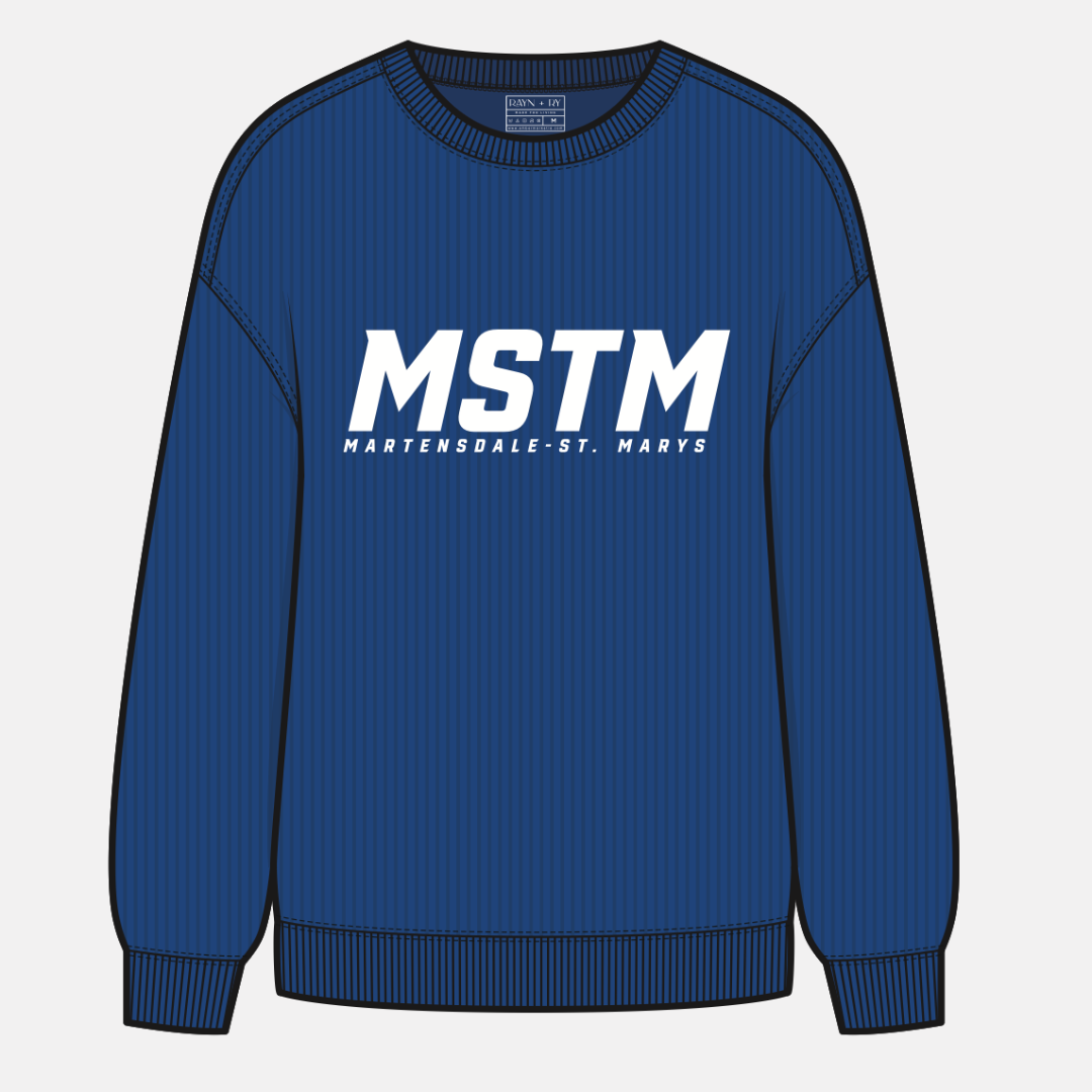 MSTM Oversized Corded Sweatshirt