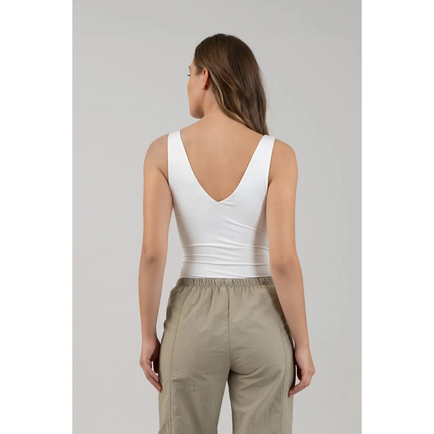 Reversible V Neck Bodysuit