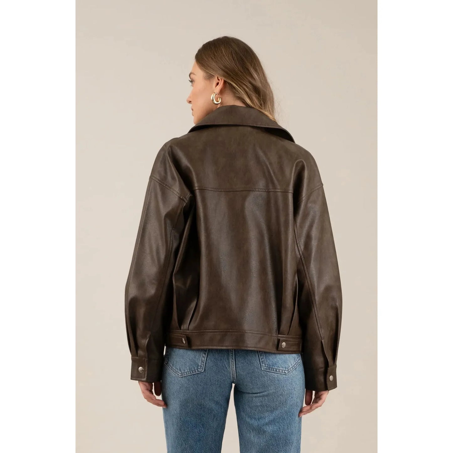 Faux Leather Jacket