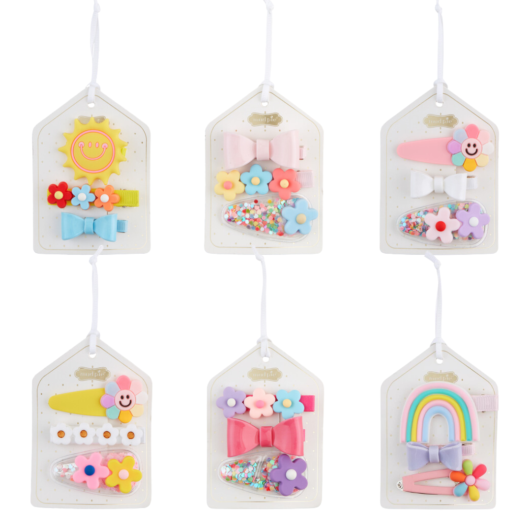 Girls Spring Acrylic Bows