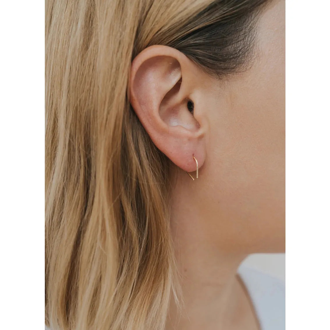 Horseshoe Gold Earrings