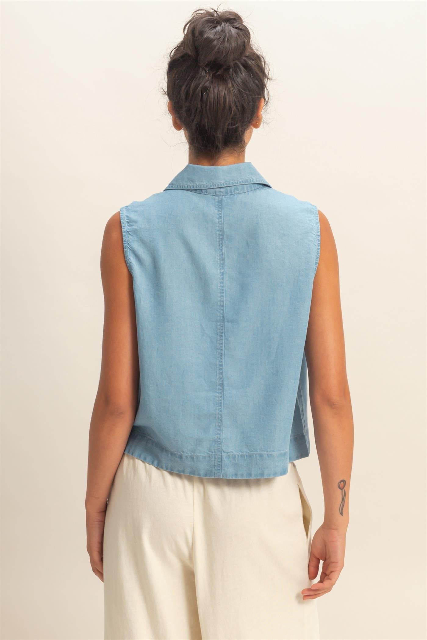 Light Wash Summer Tank