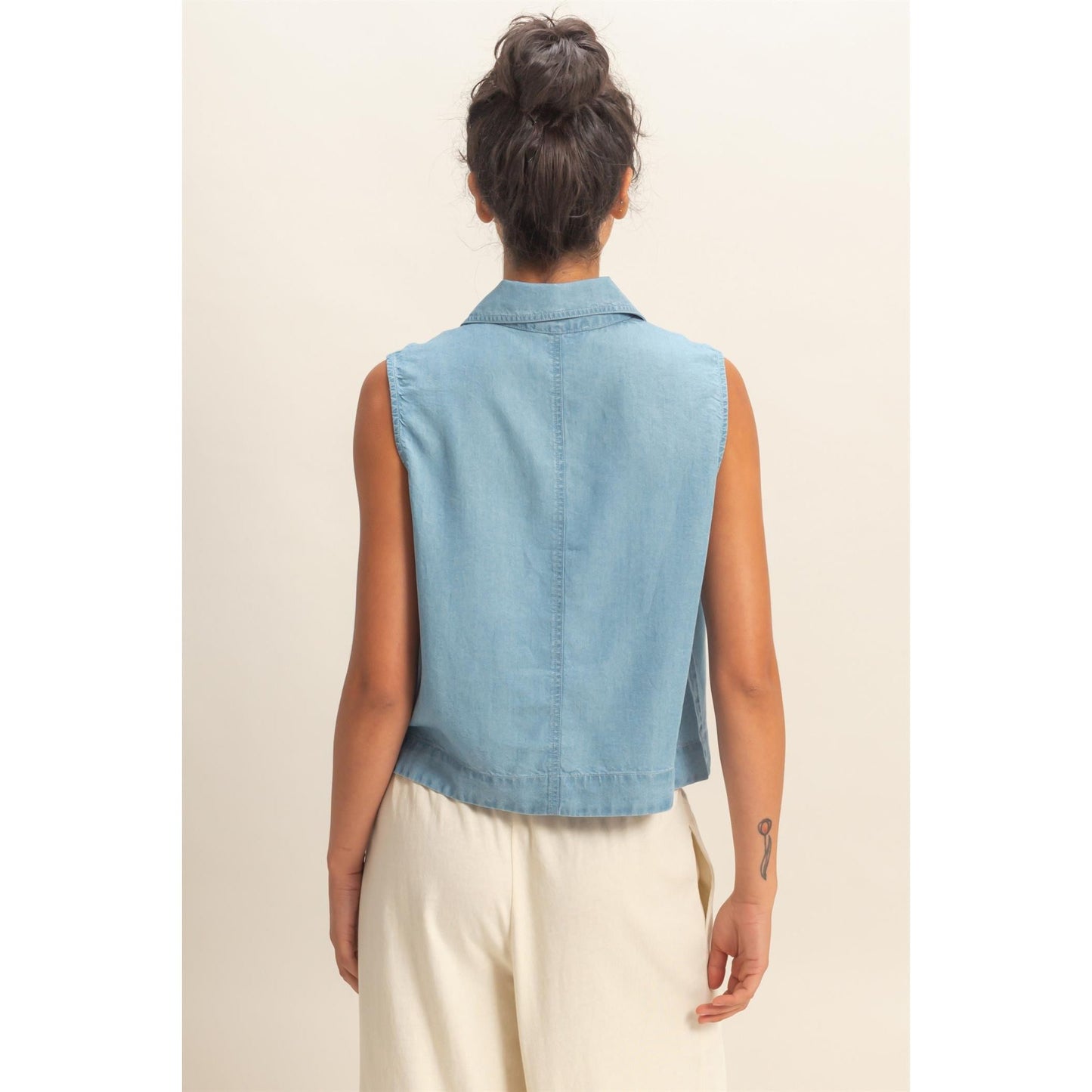 Light Wash Summer Tank