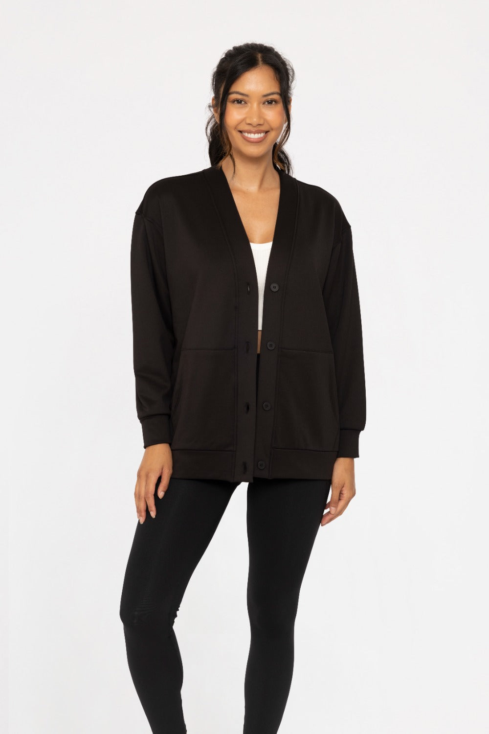 Elevated Button Down Cardigan