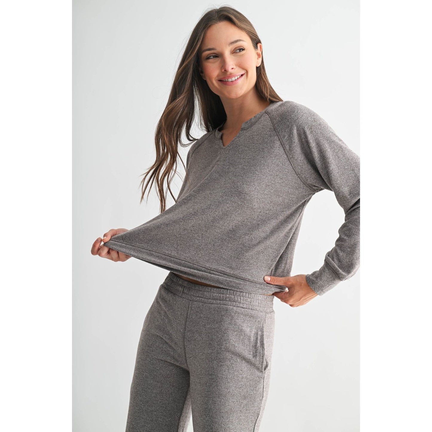 Brushed Lounge Long Sleeve