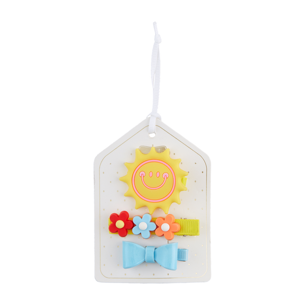 Girls Spring Acrylic Bows