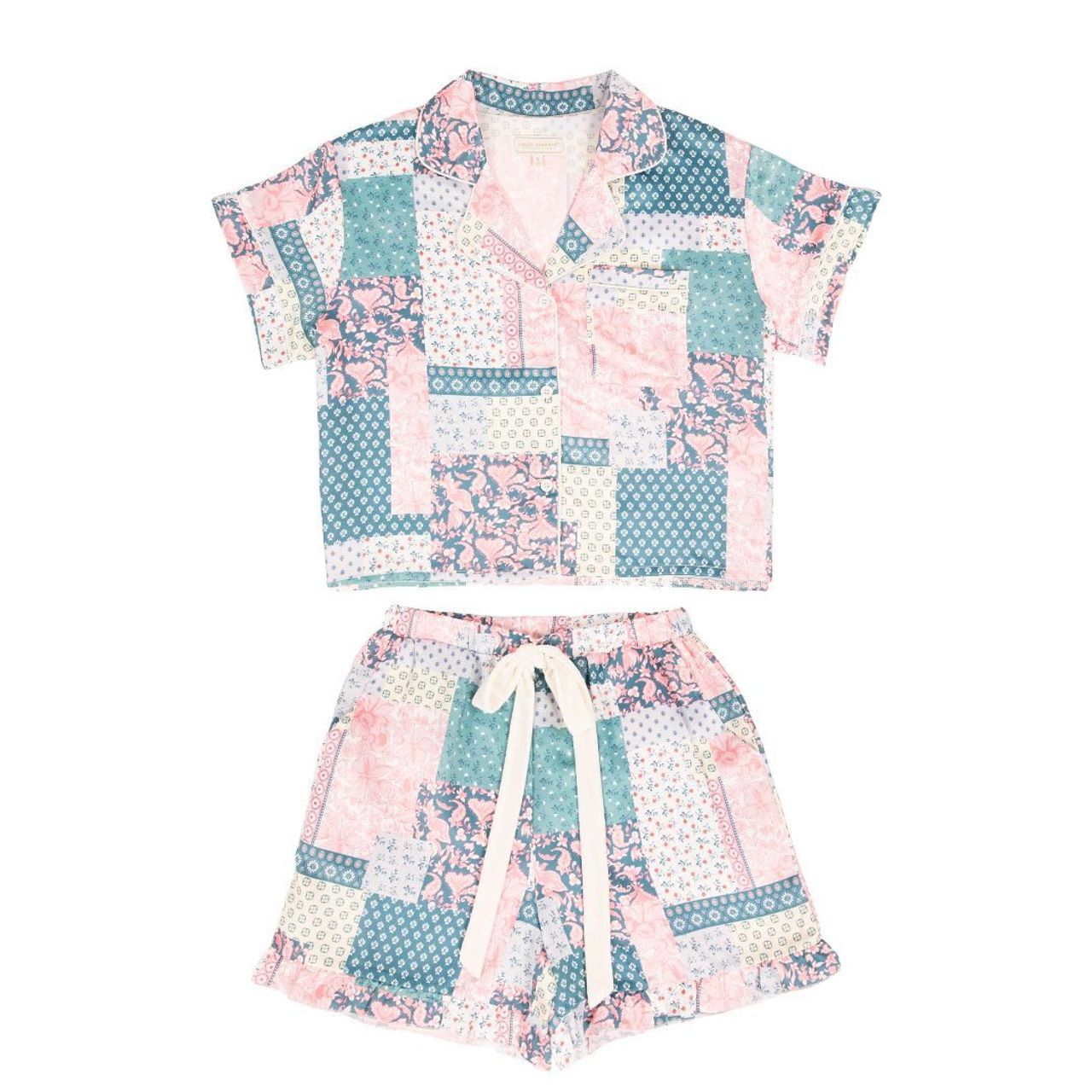 Simply Southern Bow Pajama Shorts Set
