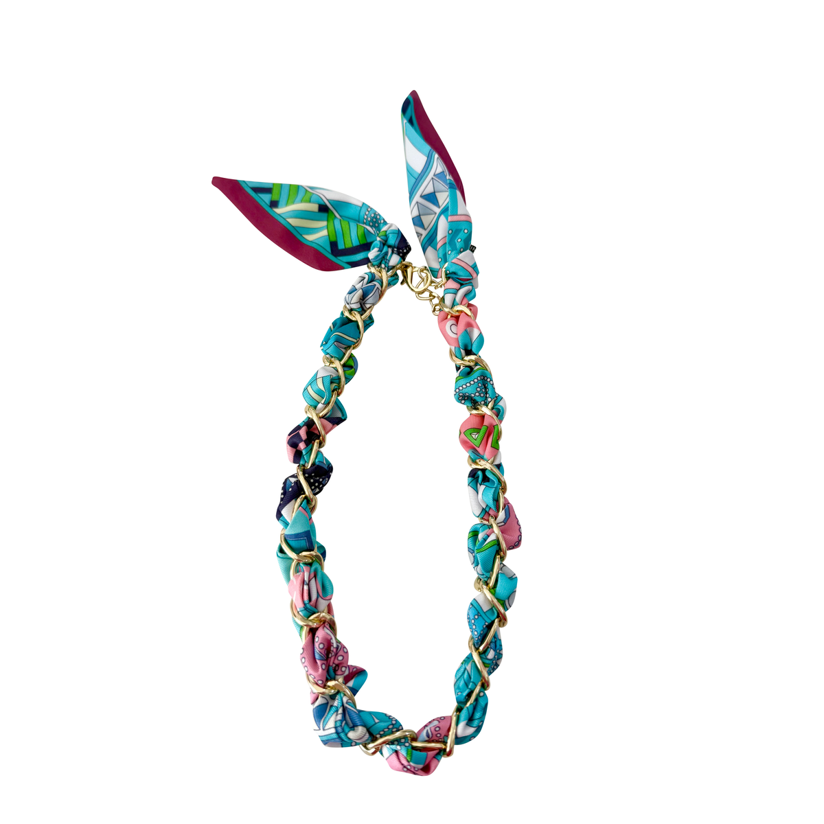 Gemelli Scarf Necklace