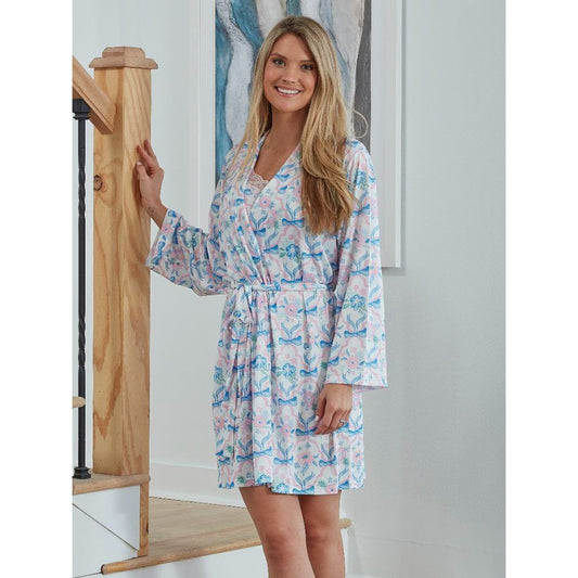 Floral & Bow Robe Set