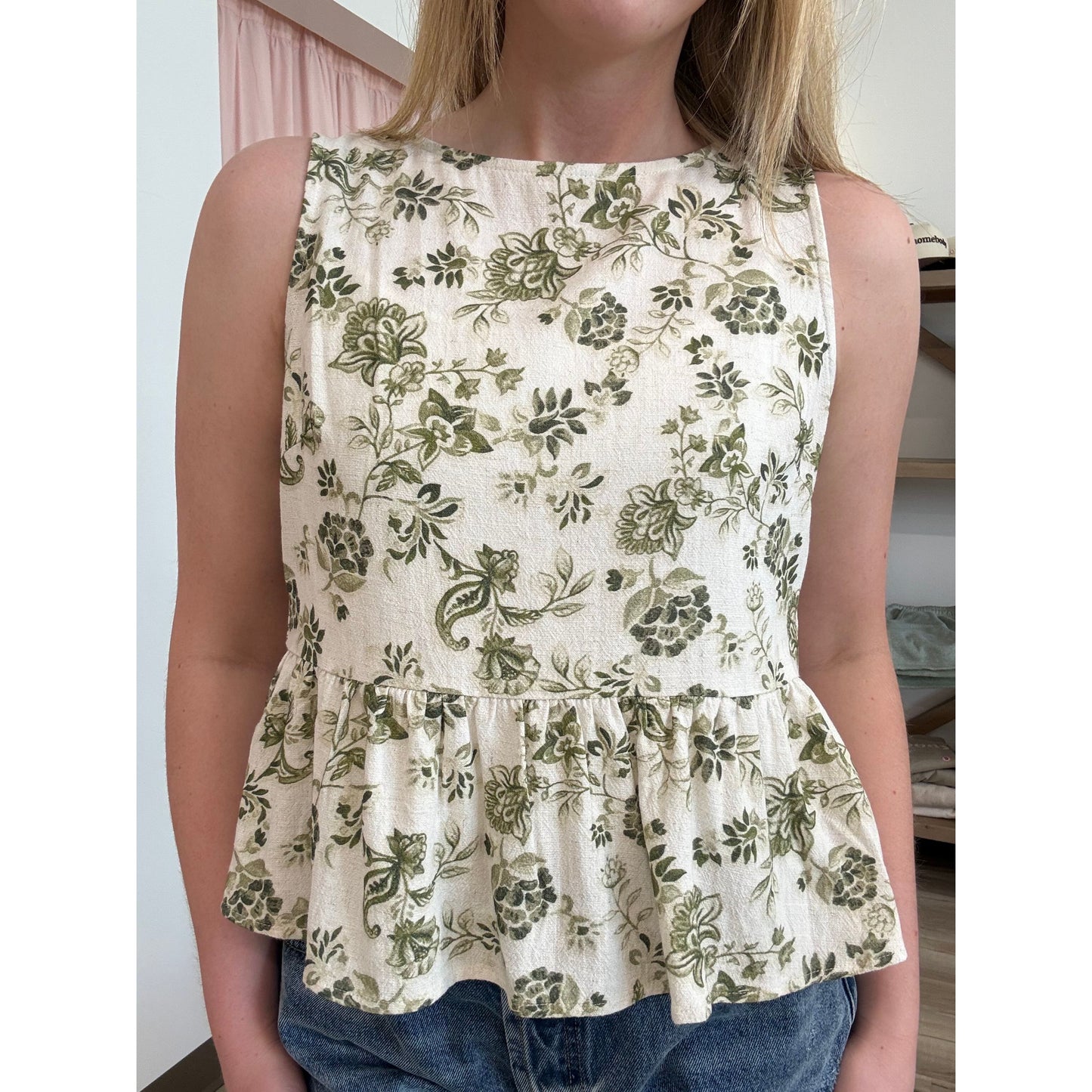 Sage Blossom Tank