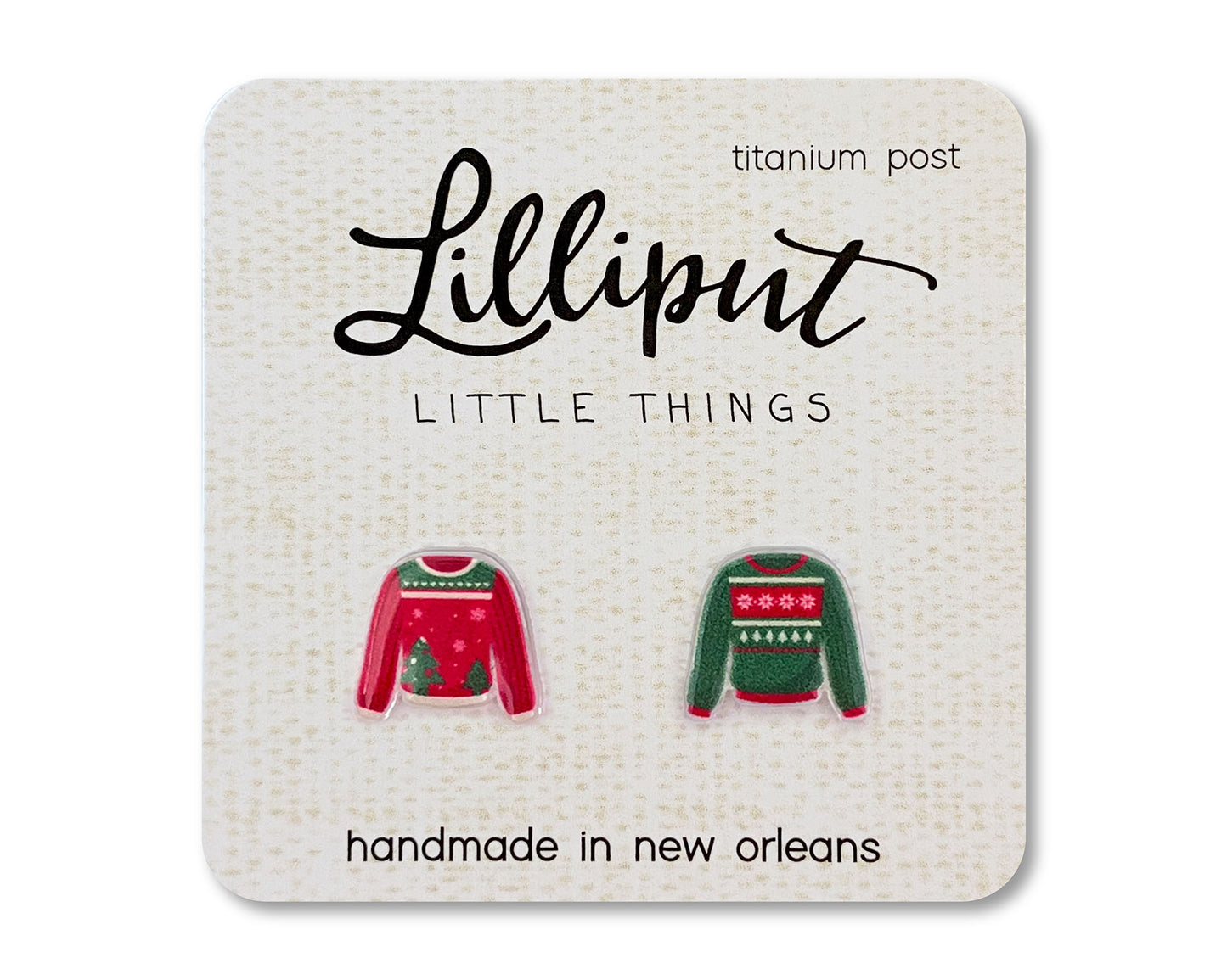 Ugly Sweater Earrings