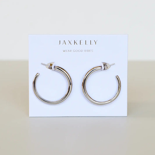 Everyday Silver Hoop