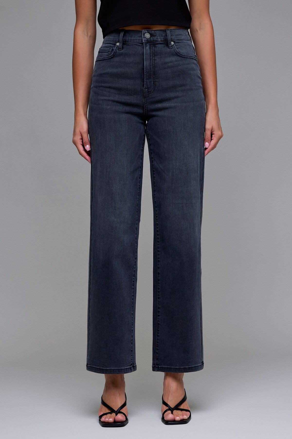 Black Hidden High Rise Jeans