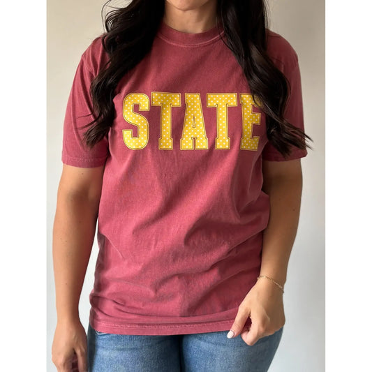 State Polka Dot Short Sleeve