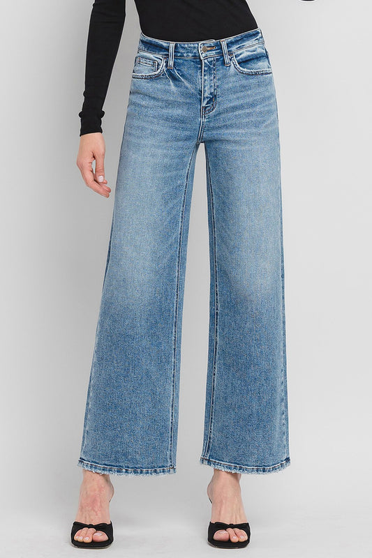 Flying Monkey High Rise Wide Leg Denim