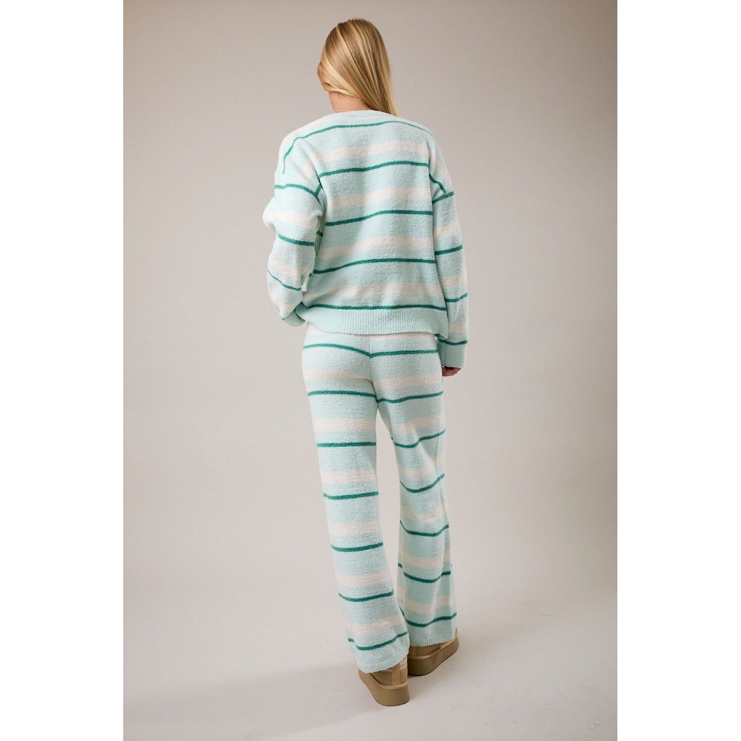 Stripe Two-Piece Lounge Set
