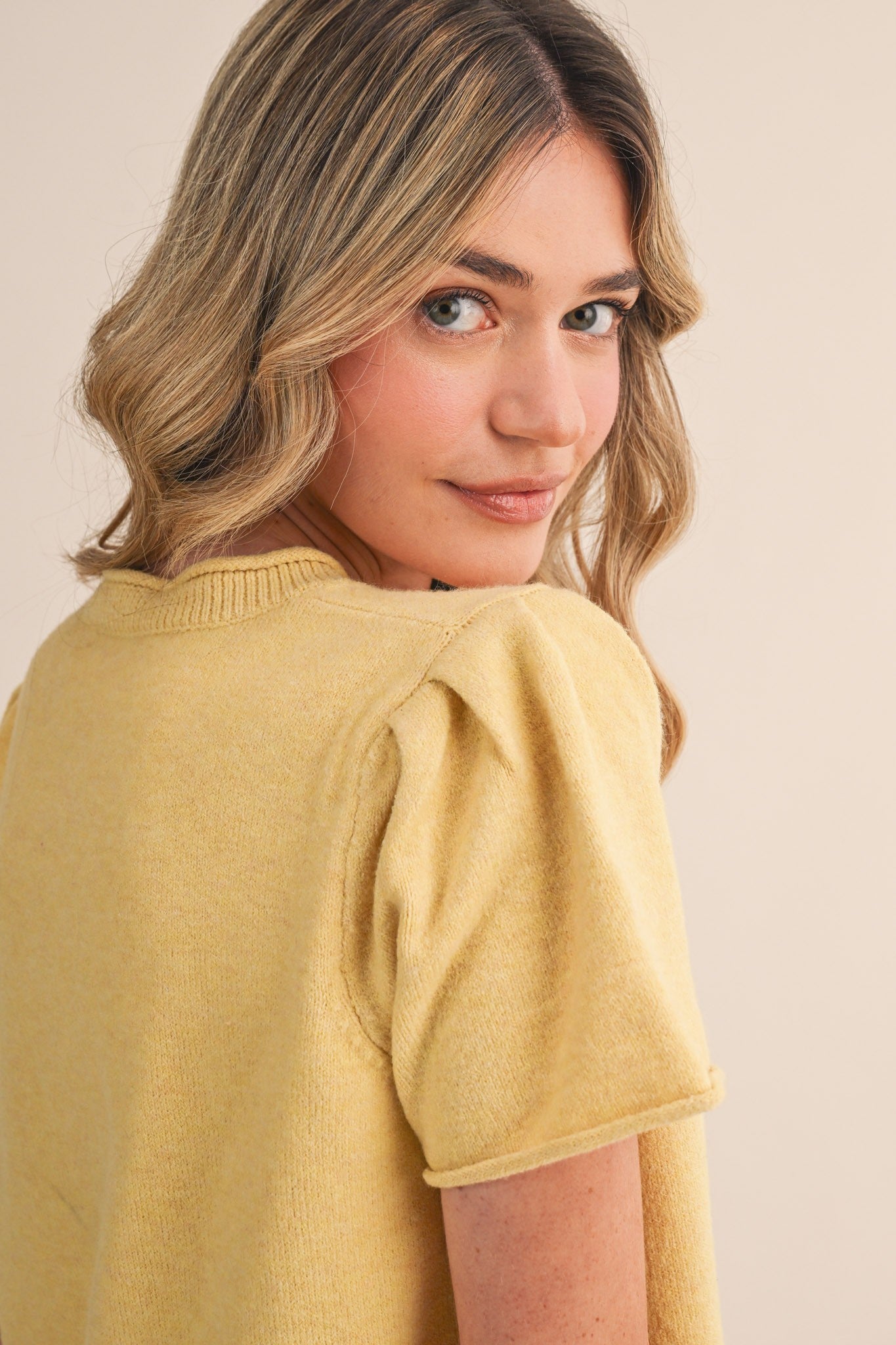 Camden Puff Sleeve Cardigan