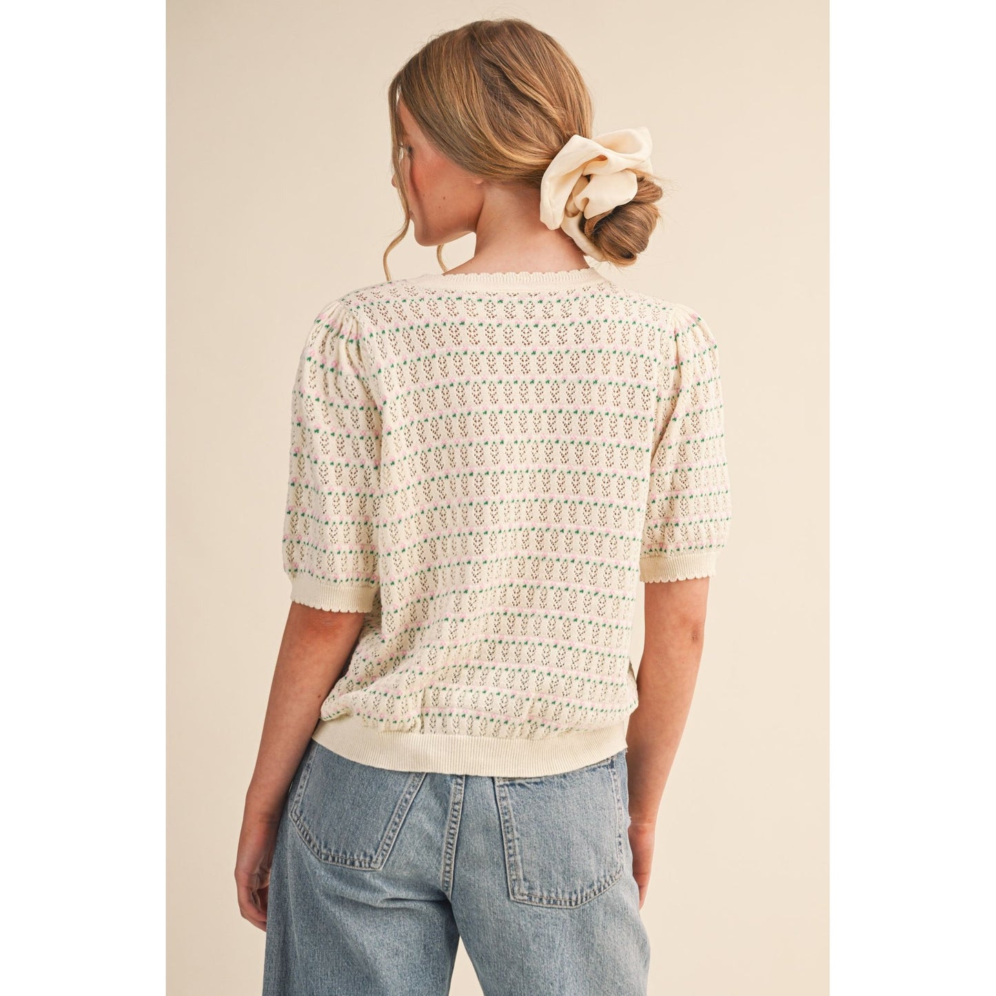 Sweet Meadow Pointelle Cardigan