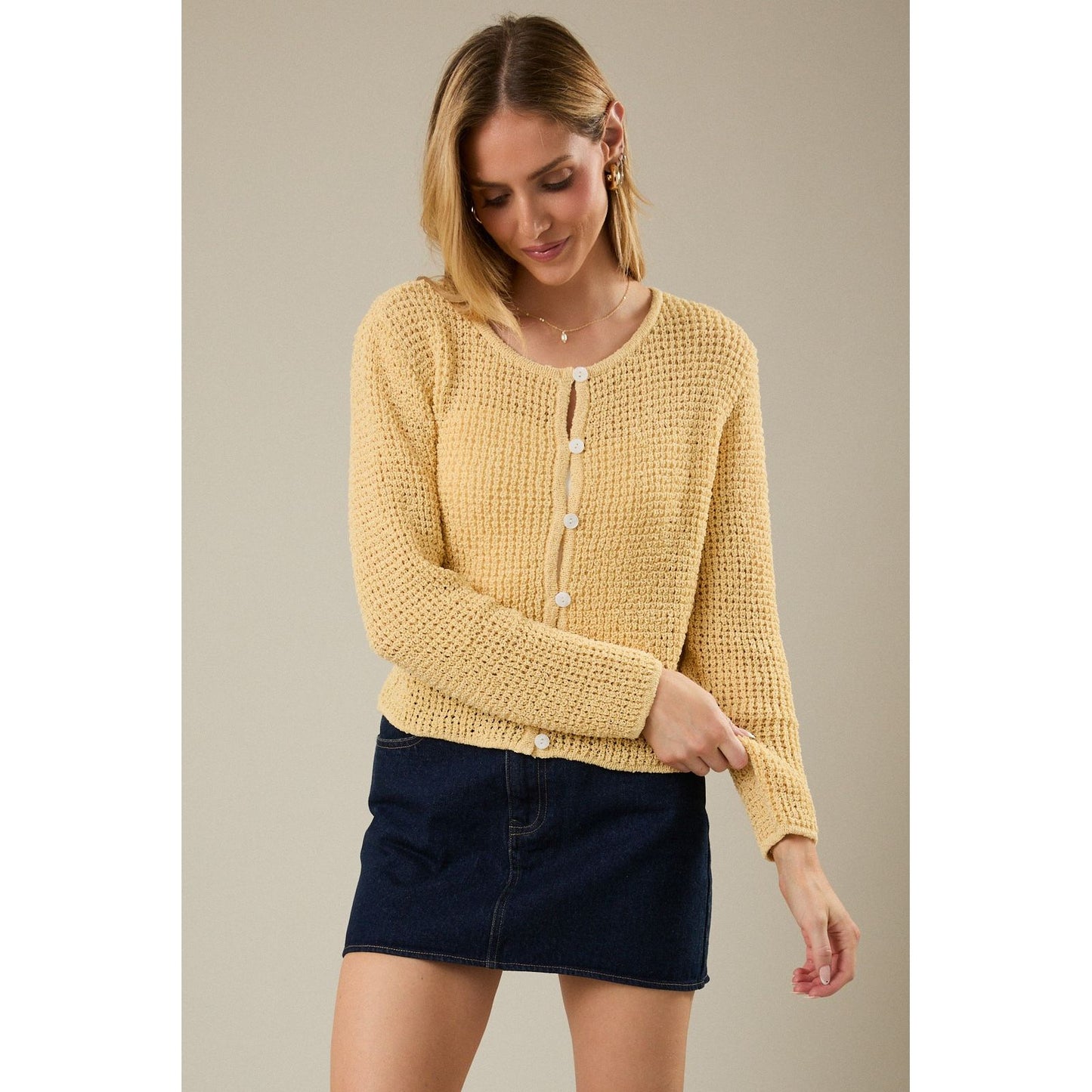 Willow Button Knit Cardigan