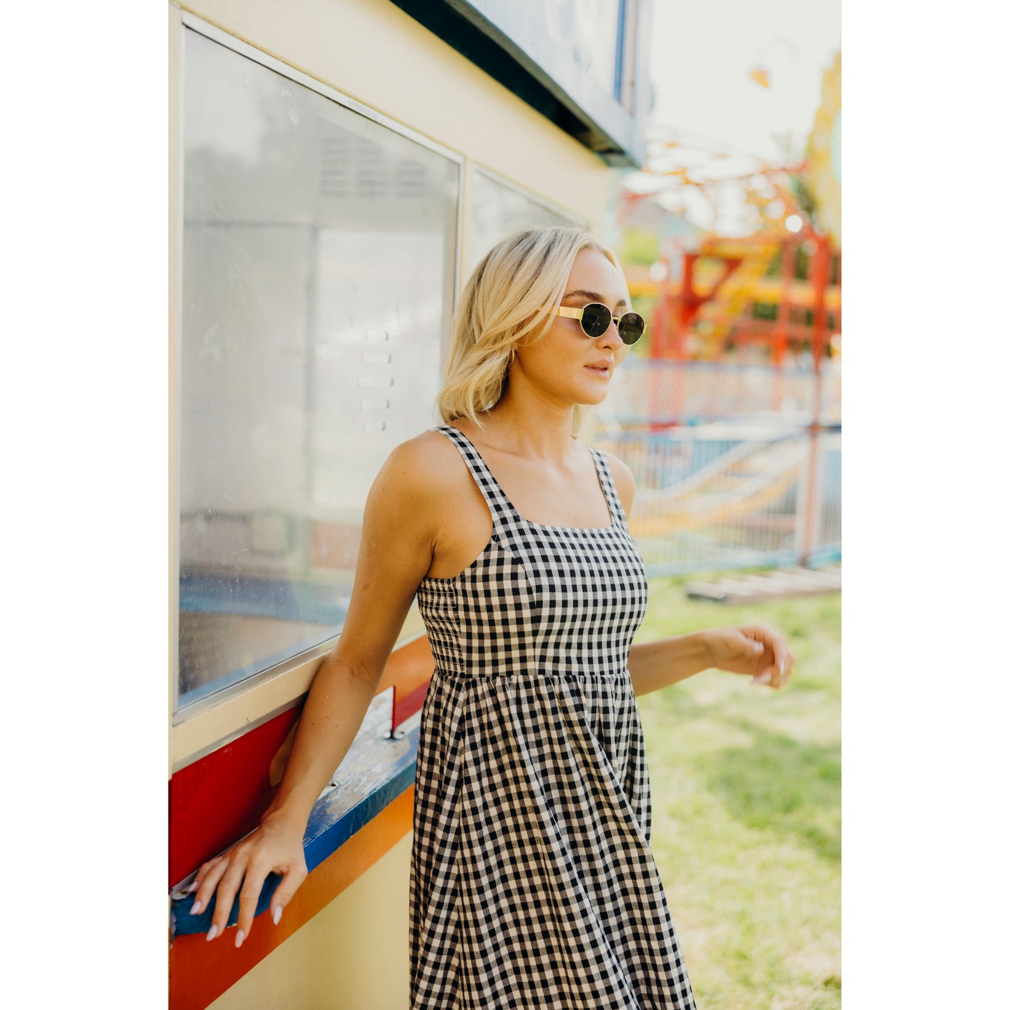 Sunday Stroll Gingham Dress