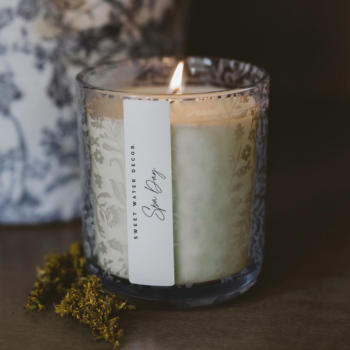 Candle called Spa Day.