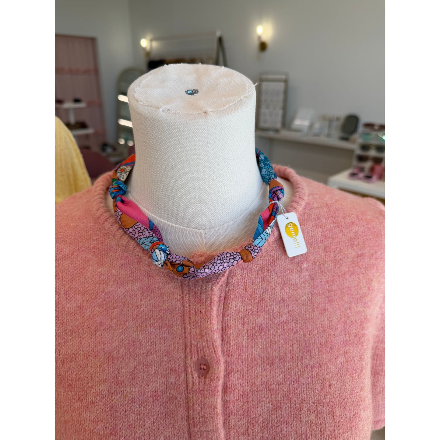 Knotted Scarf Necklace