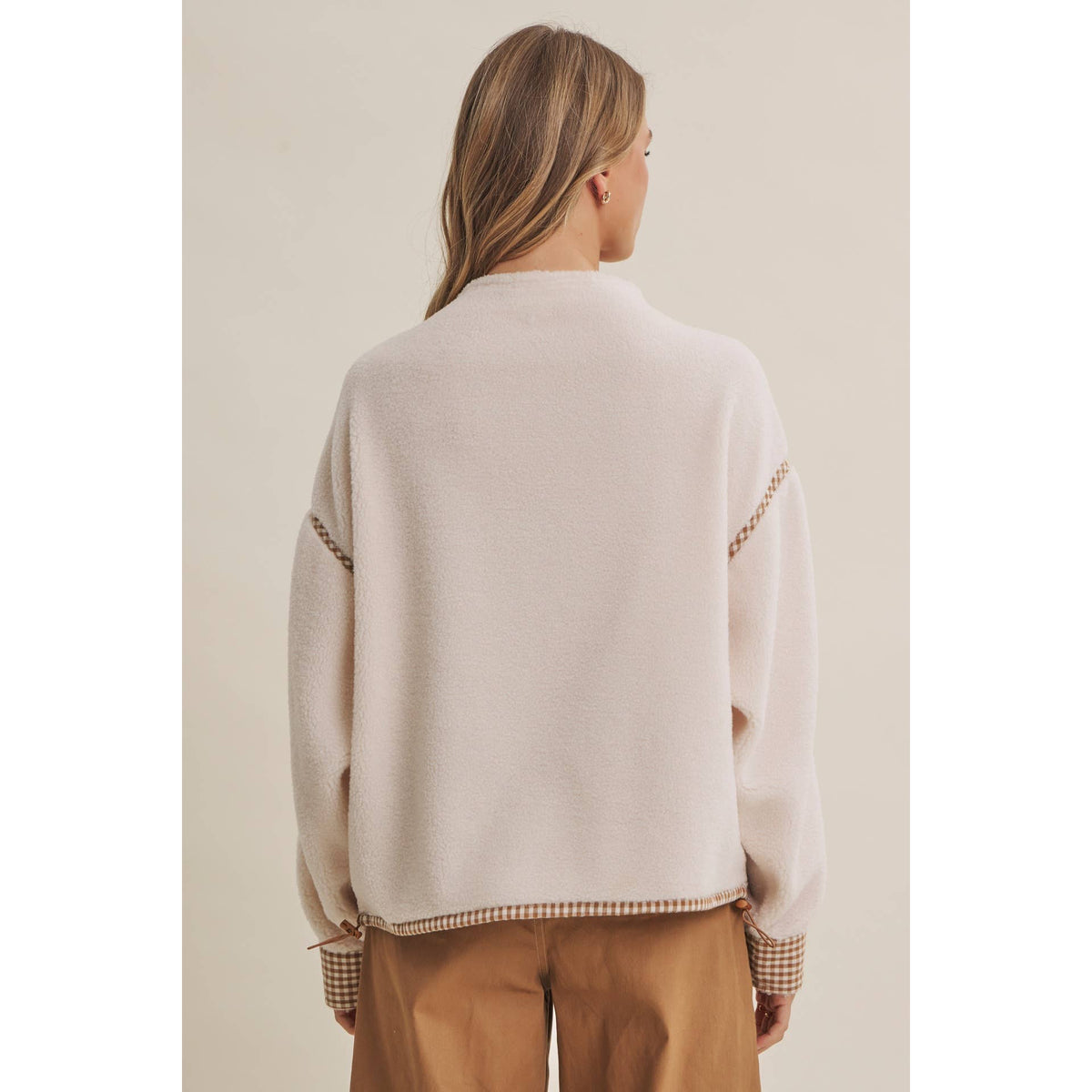 Cozy Cabin Gingham Sherpa