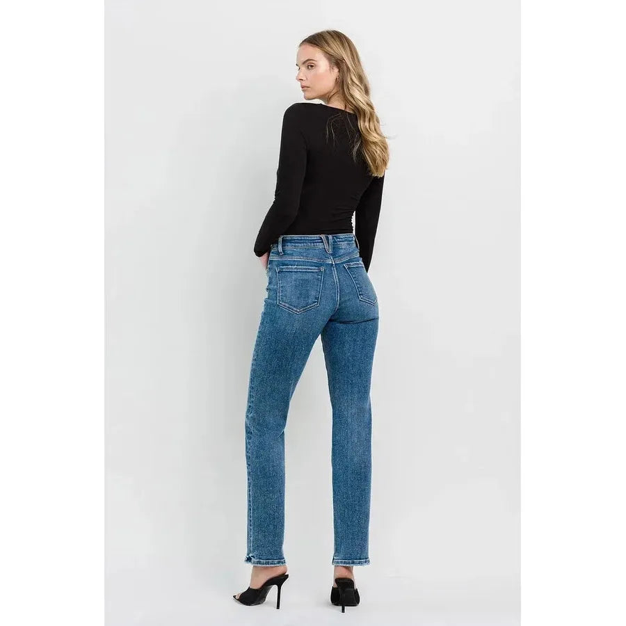 Flying Monkey High Rise Straight Jeans