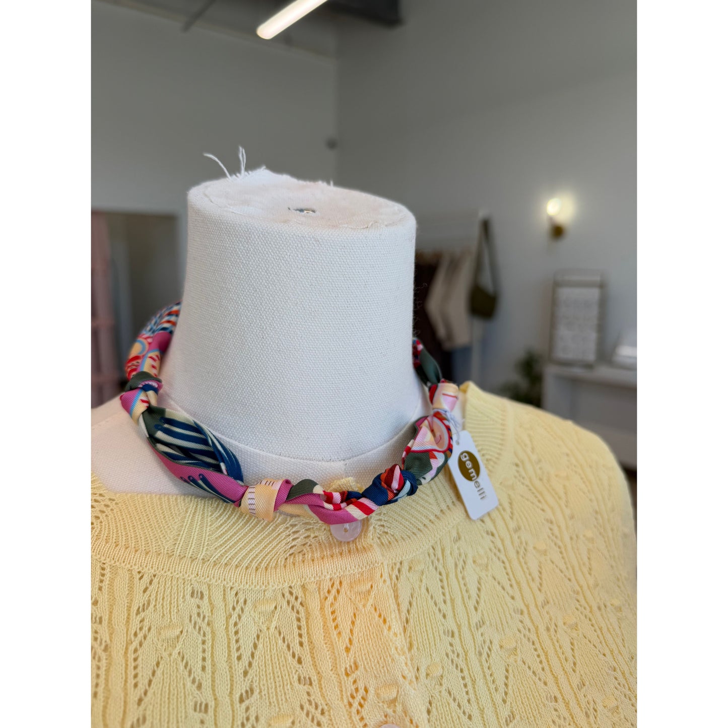 Knotted Scarf Necklace