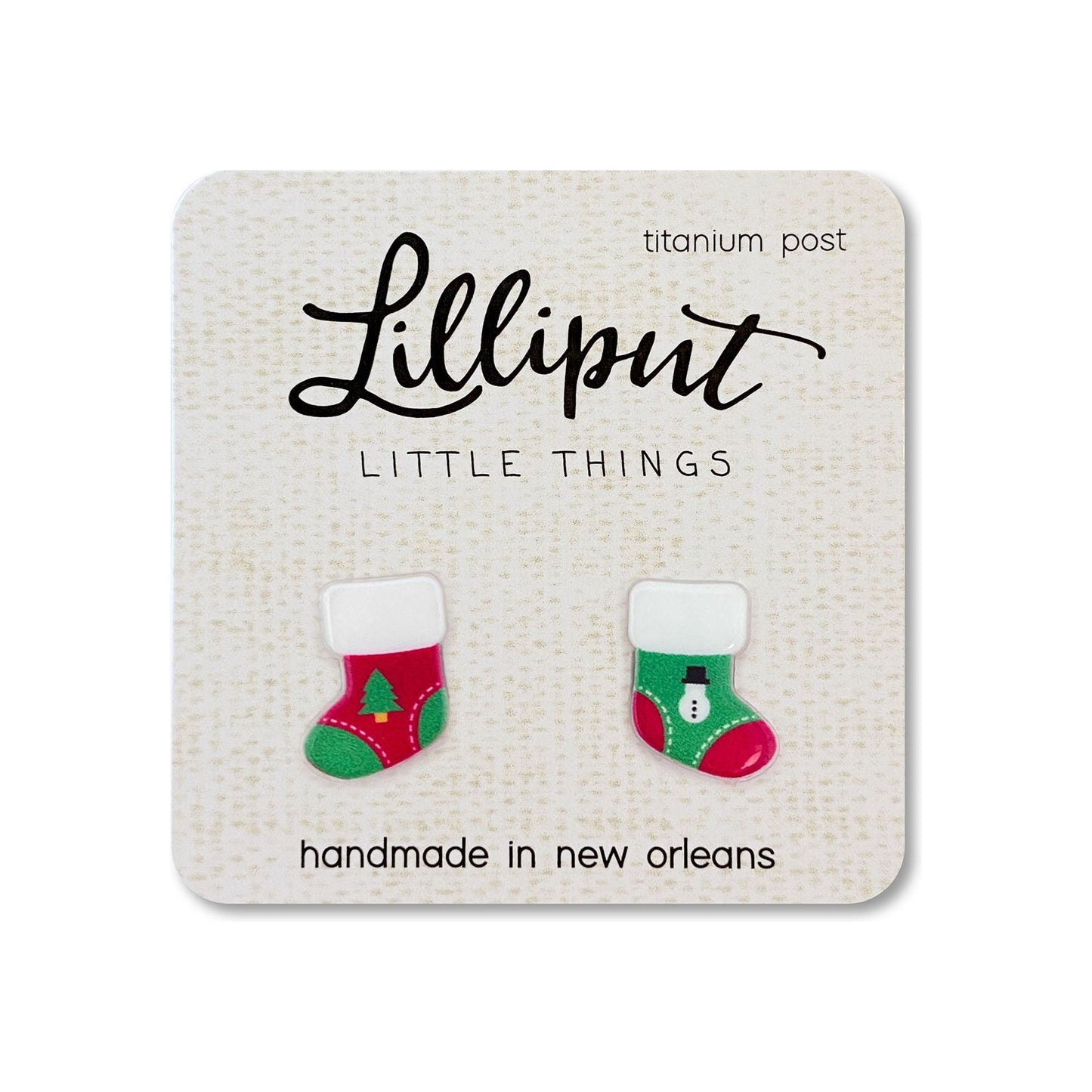 Christmas Stocking Earrings