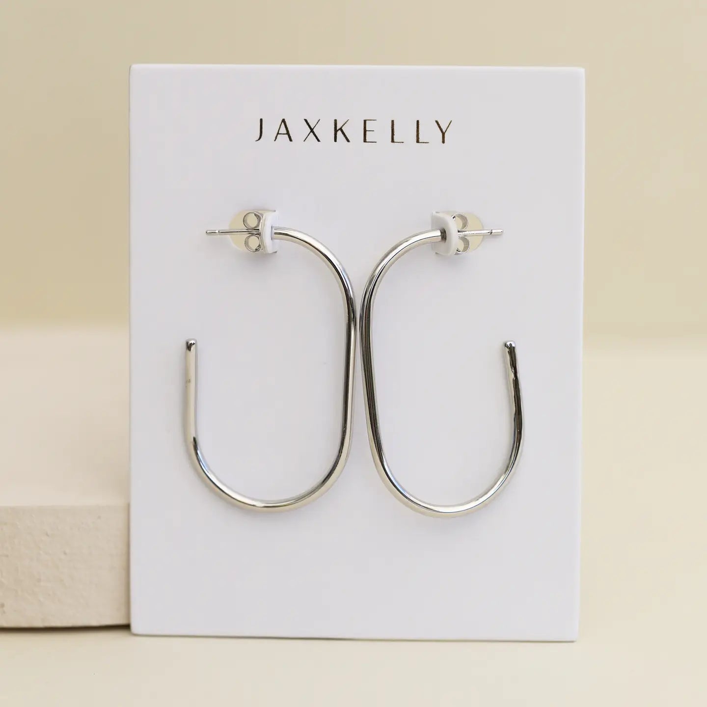 JaxKelly Open Large Hoop Earrings