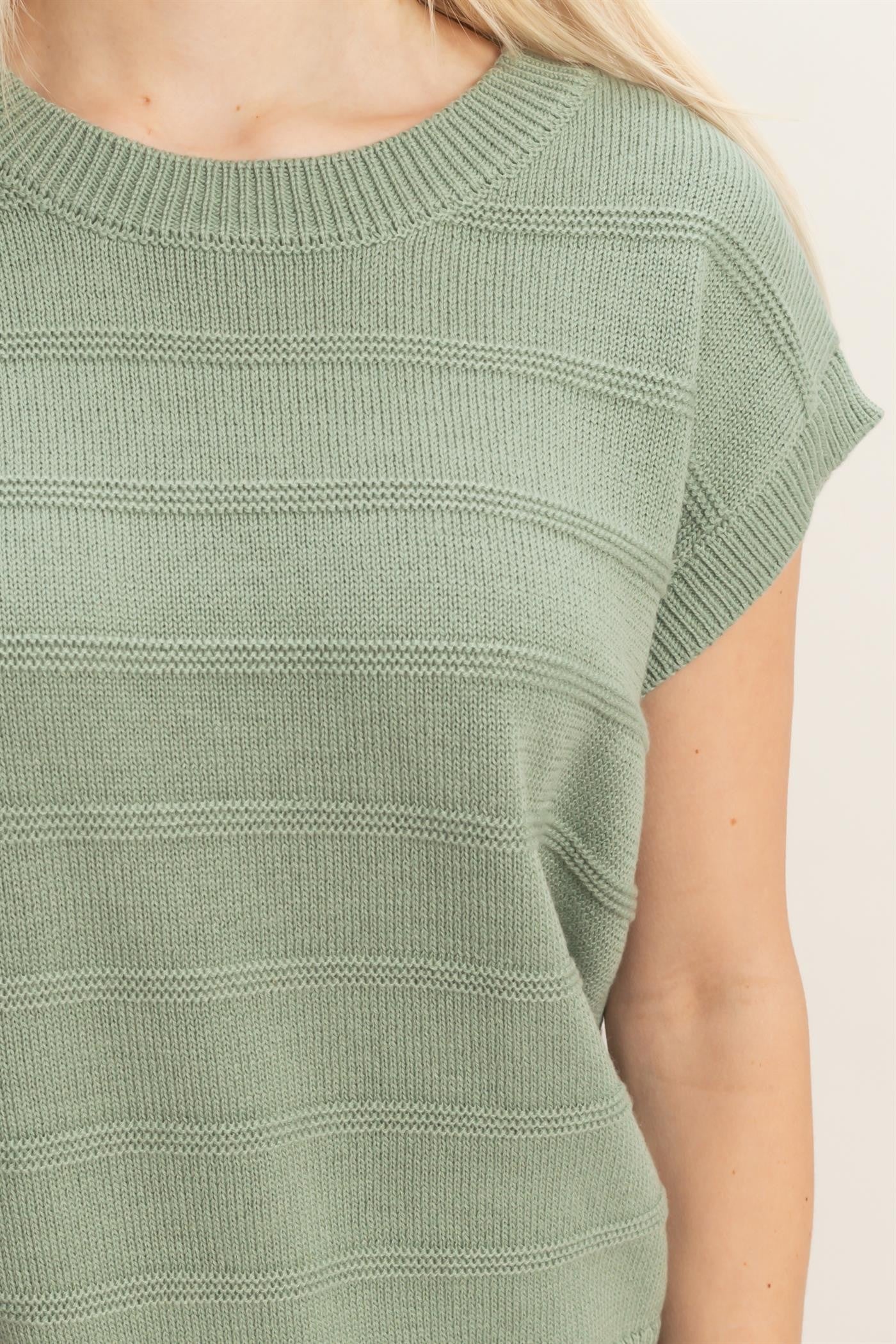 Ridge Line Knit Top